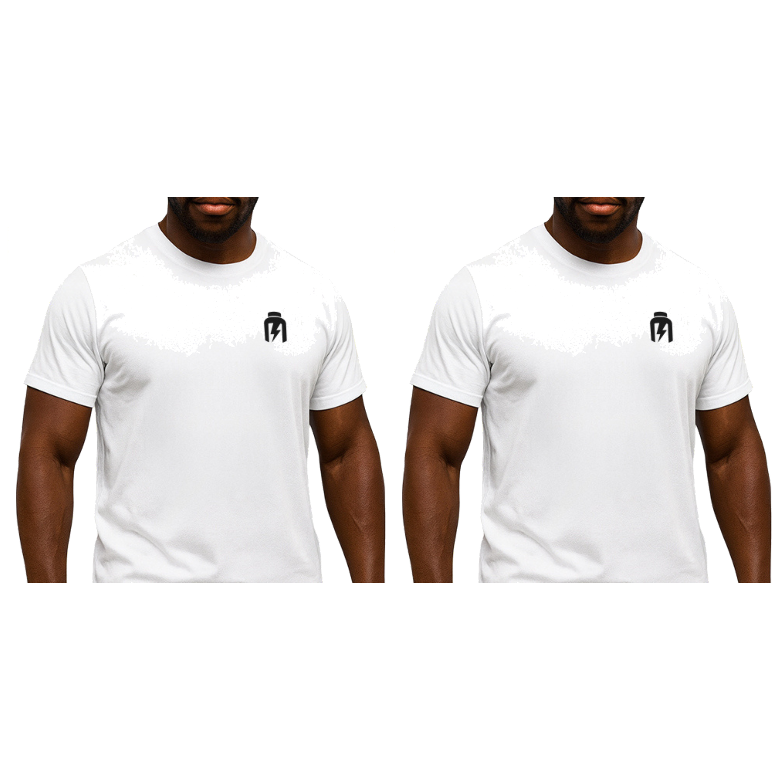 HIRO.LAB T-Shirt White Classic — zestaw 2x
