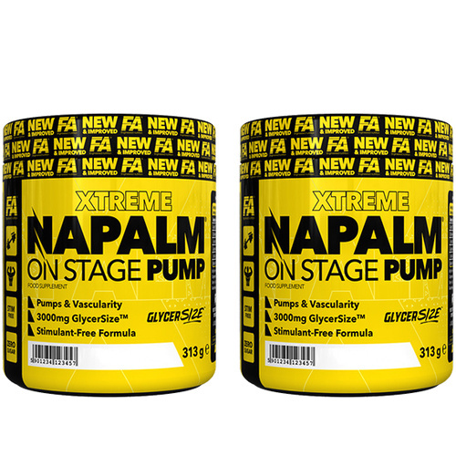 FITNESS AUTHORITY Napalm On Stage Pump - 2x 313g