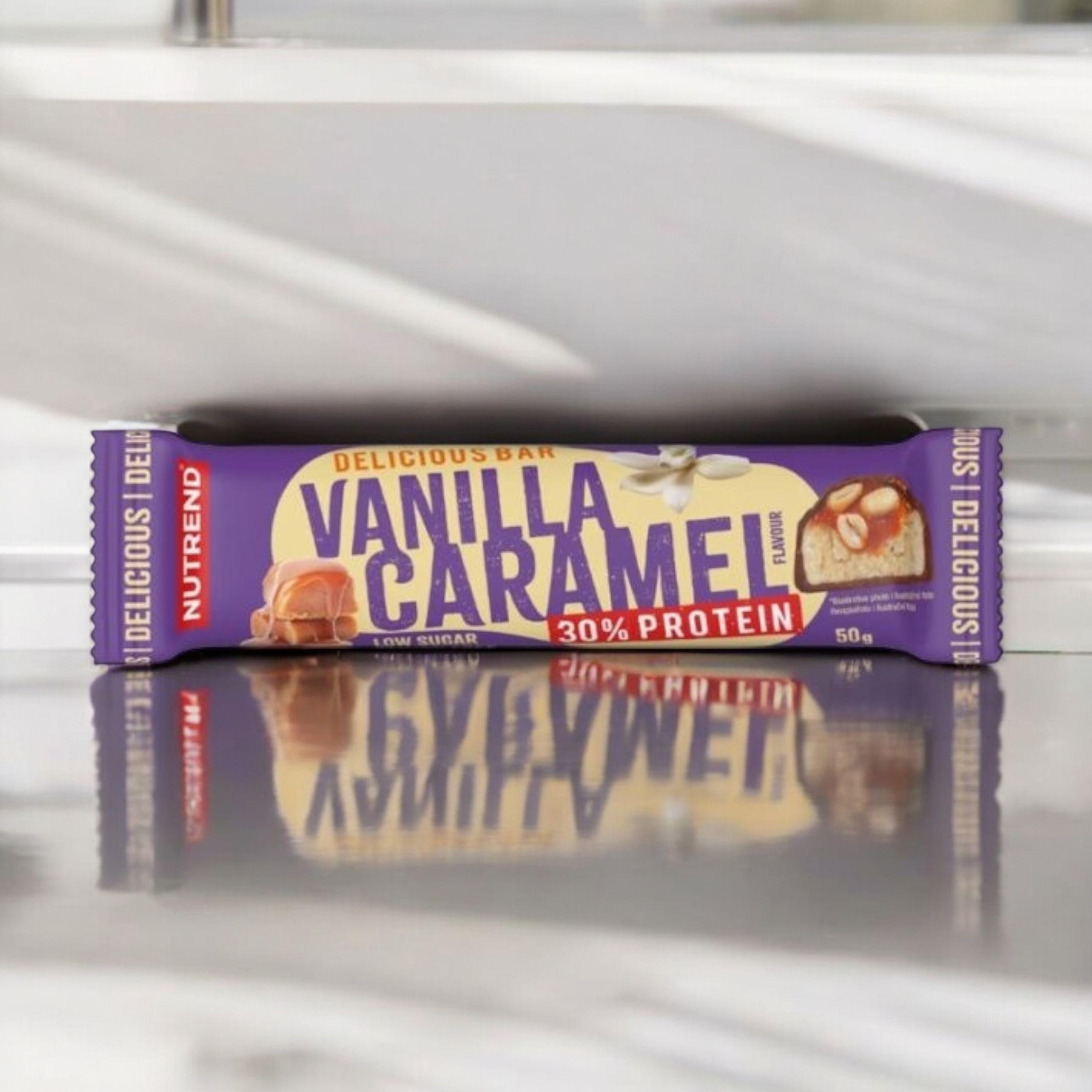 NUTREND Delicious Bar Protein 30 % – 2x 50 g – Wanilia Karmel