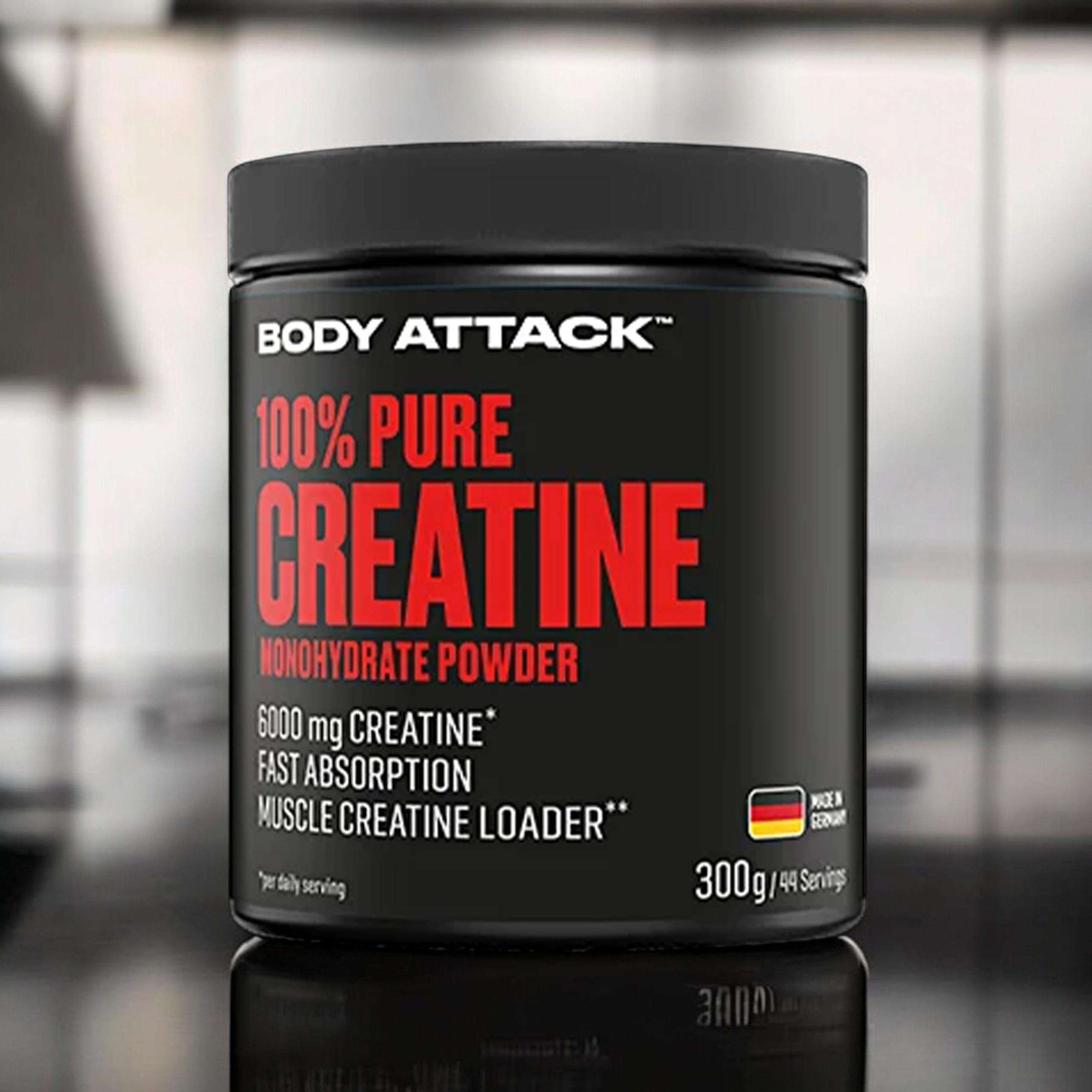 BODY ATTACK 100% Pure Creatine - 300g - Natural