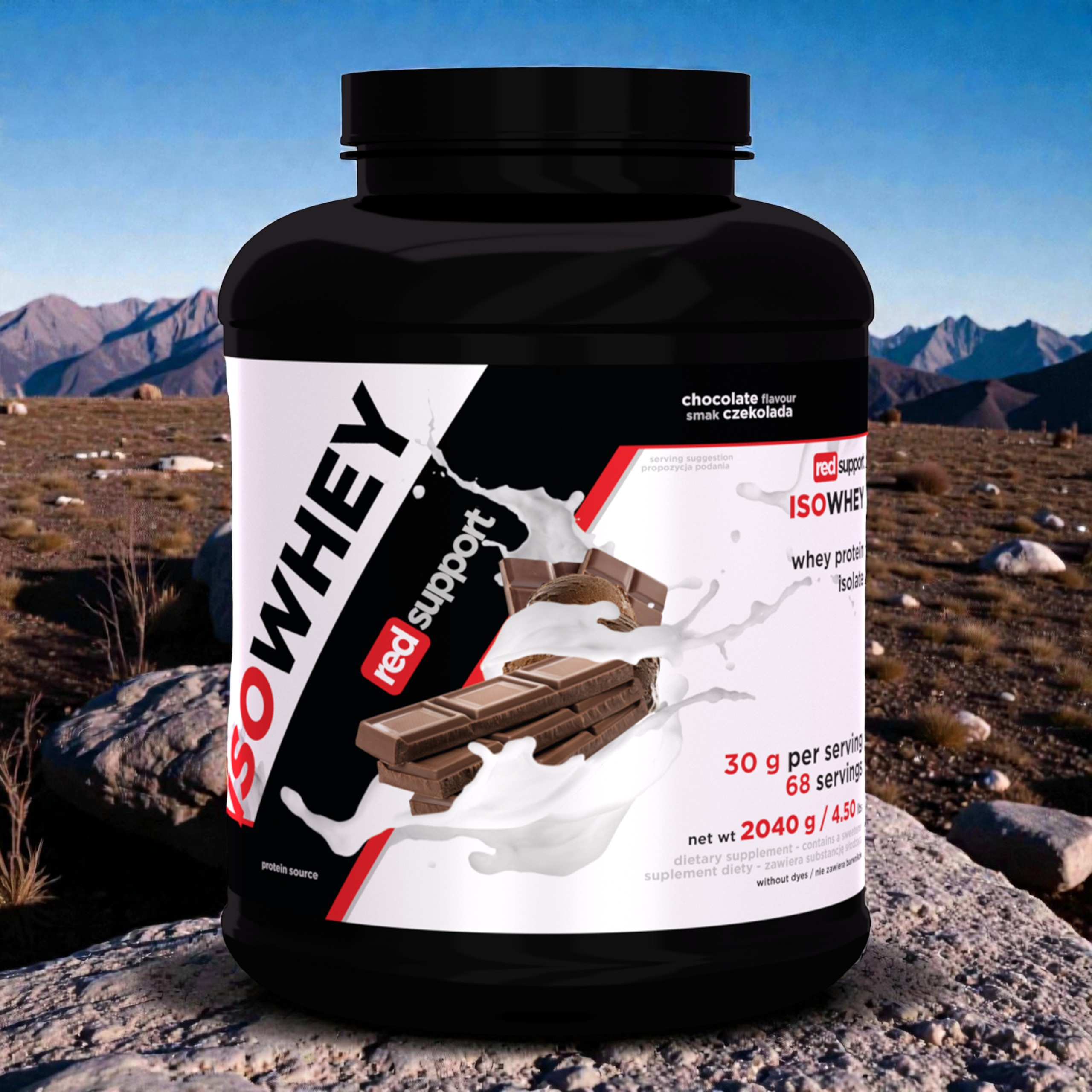 RED SUPPORT IsoWhey - 2x 2040g