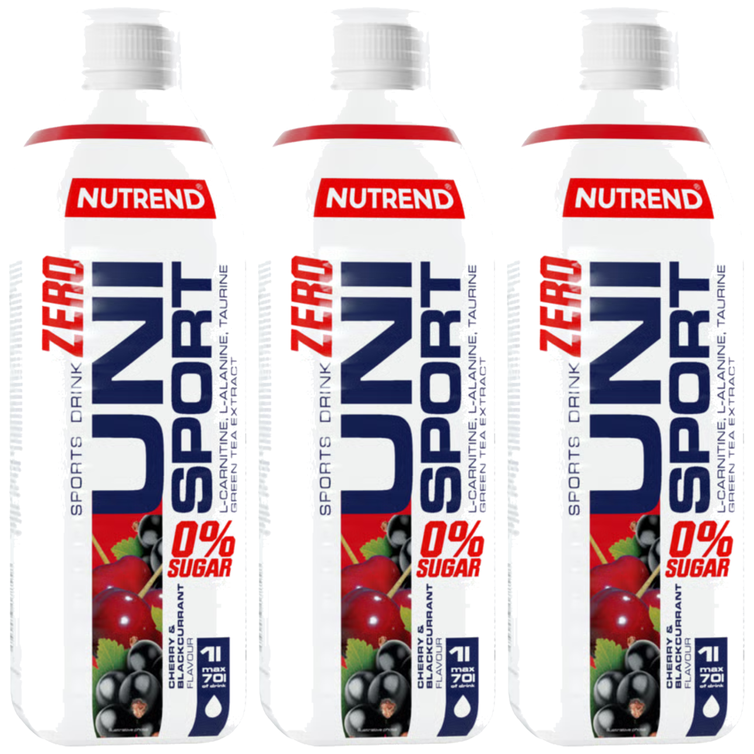 NUTREND UNISport Zero - 3x 1000ml