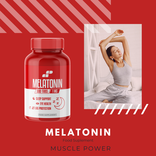 MP NUTRITION Melatonin 1mg - 300tabs - Melatonina