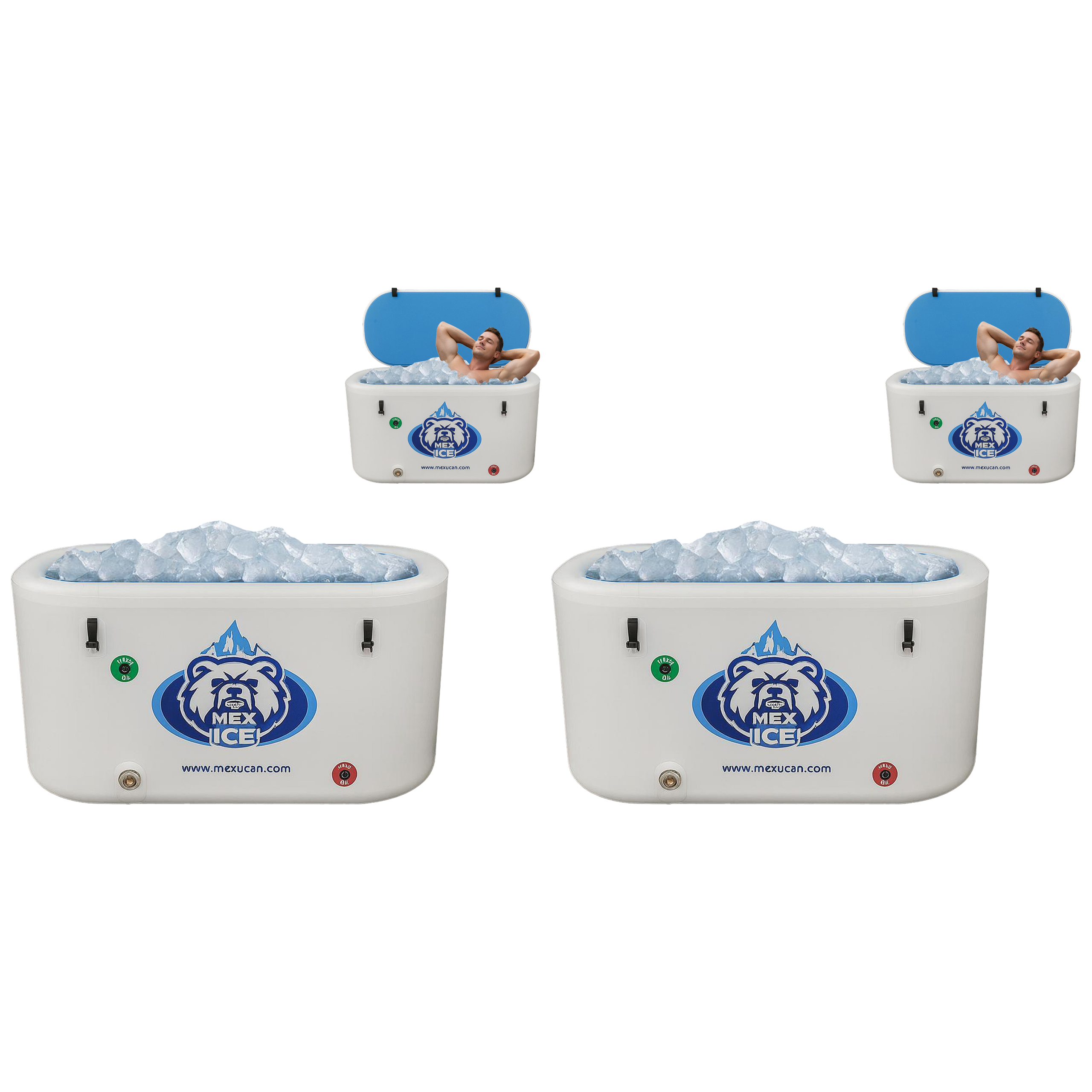 MEX ICE - 2x Nadmuchiwana Wanna Deluxe