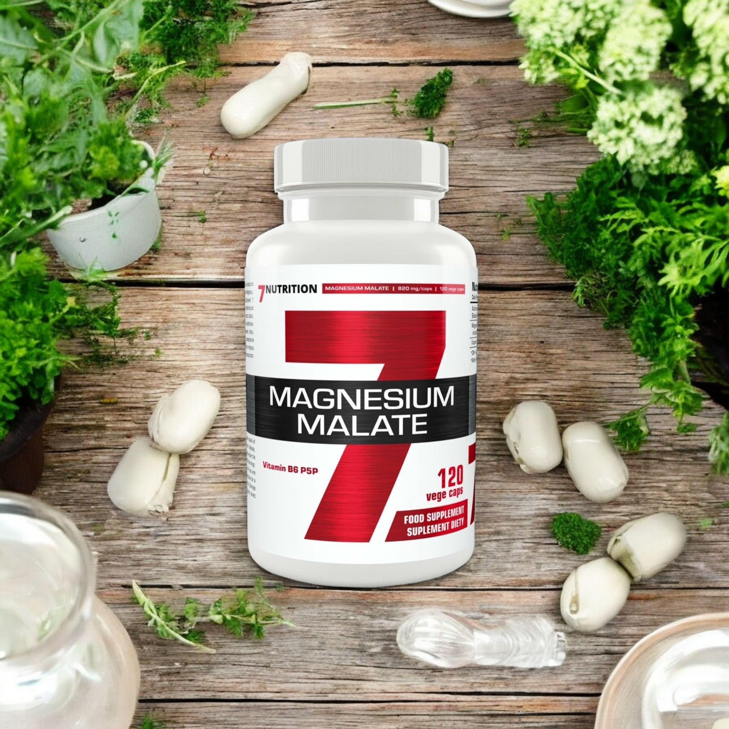 7 NUTRITION - Magnesium Malate - 2x 120vcaps.