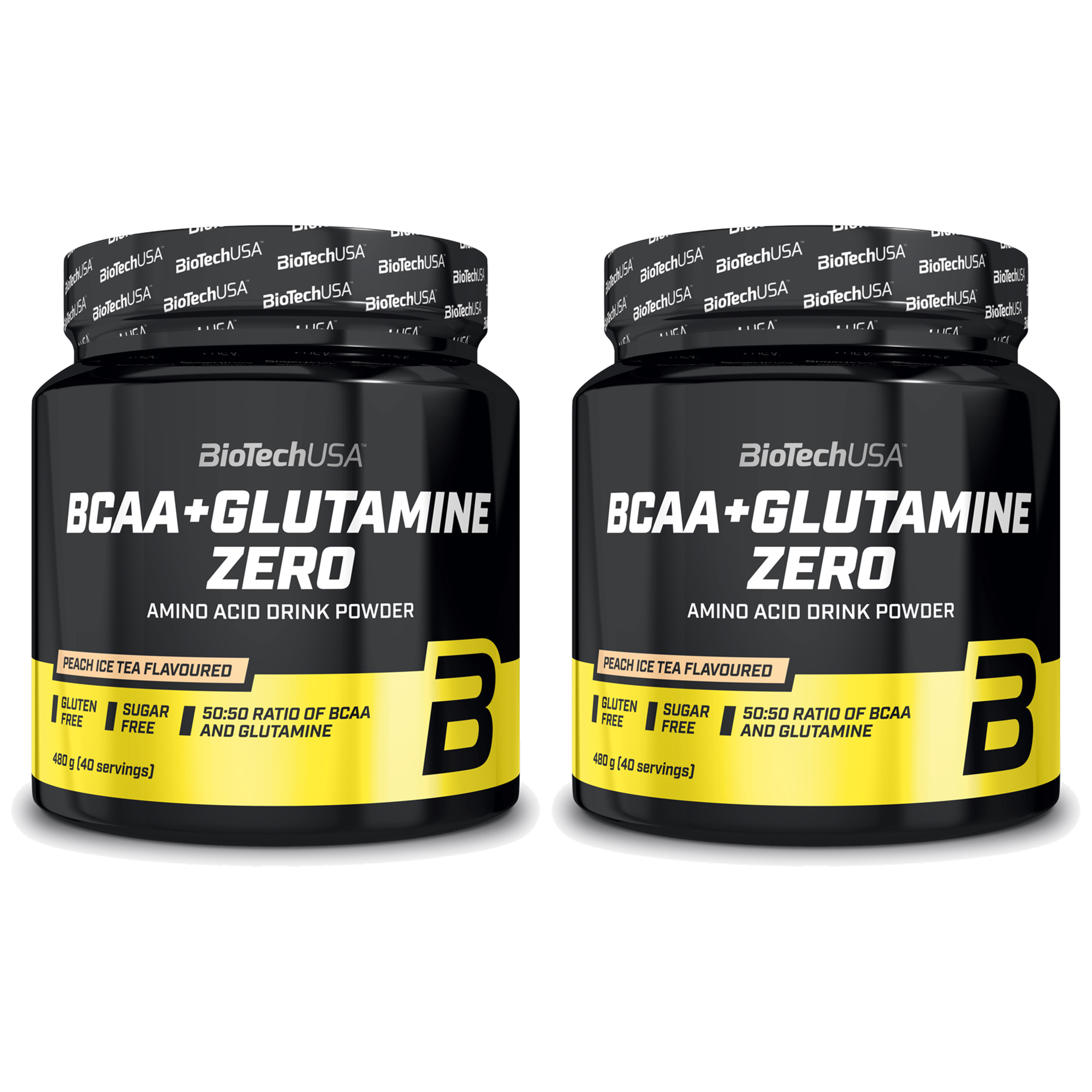 BioTech USA BCAA + Glutamine Zero - 2x 480g