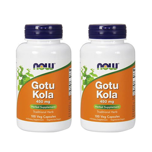 NOW Gotu Kola 450mg - 2x 100vcaps