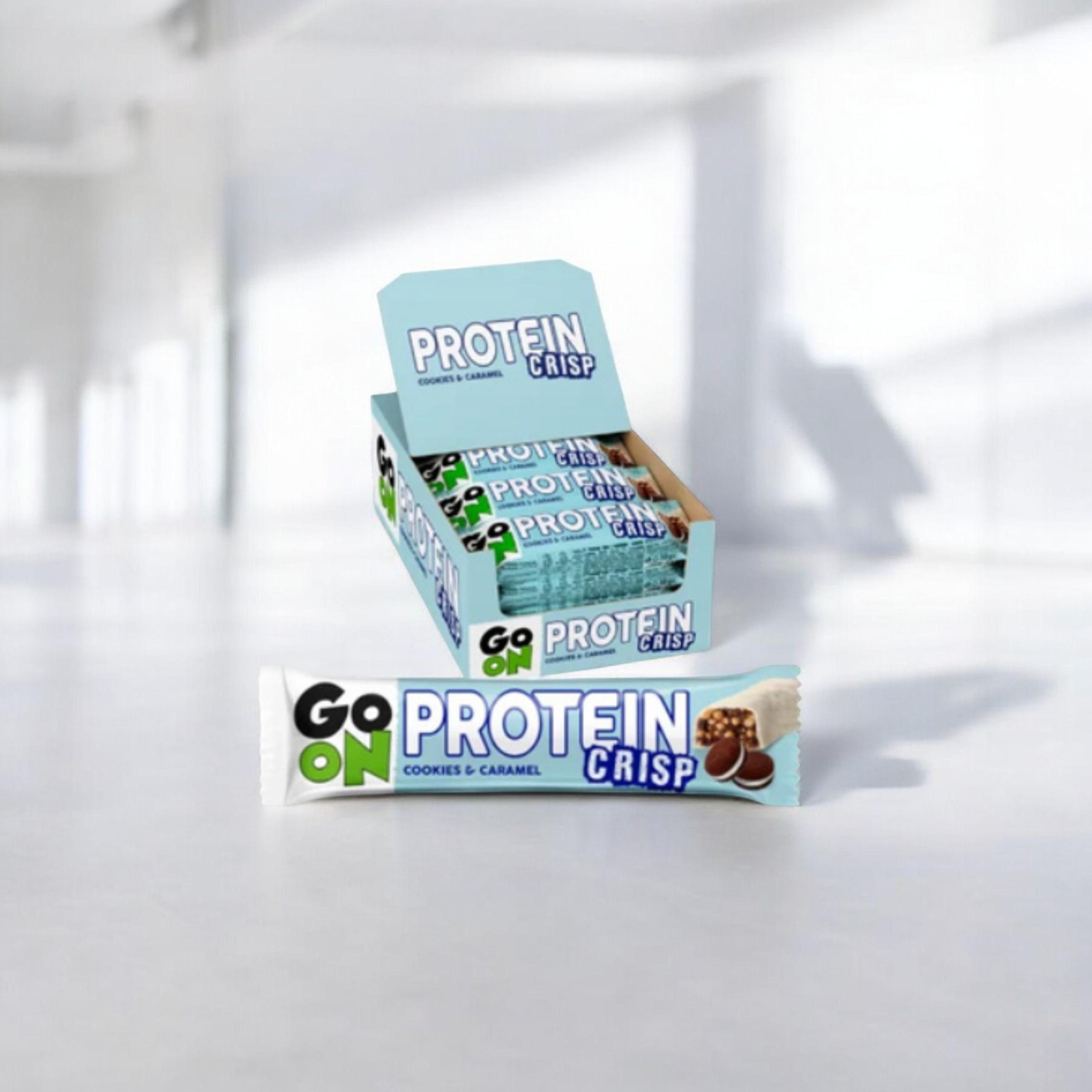 SANTE Baton Go On Protein Crisp - 24x 50g - WYPRZEDAŻ - 13-10