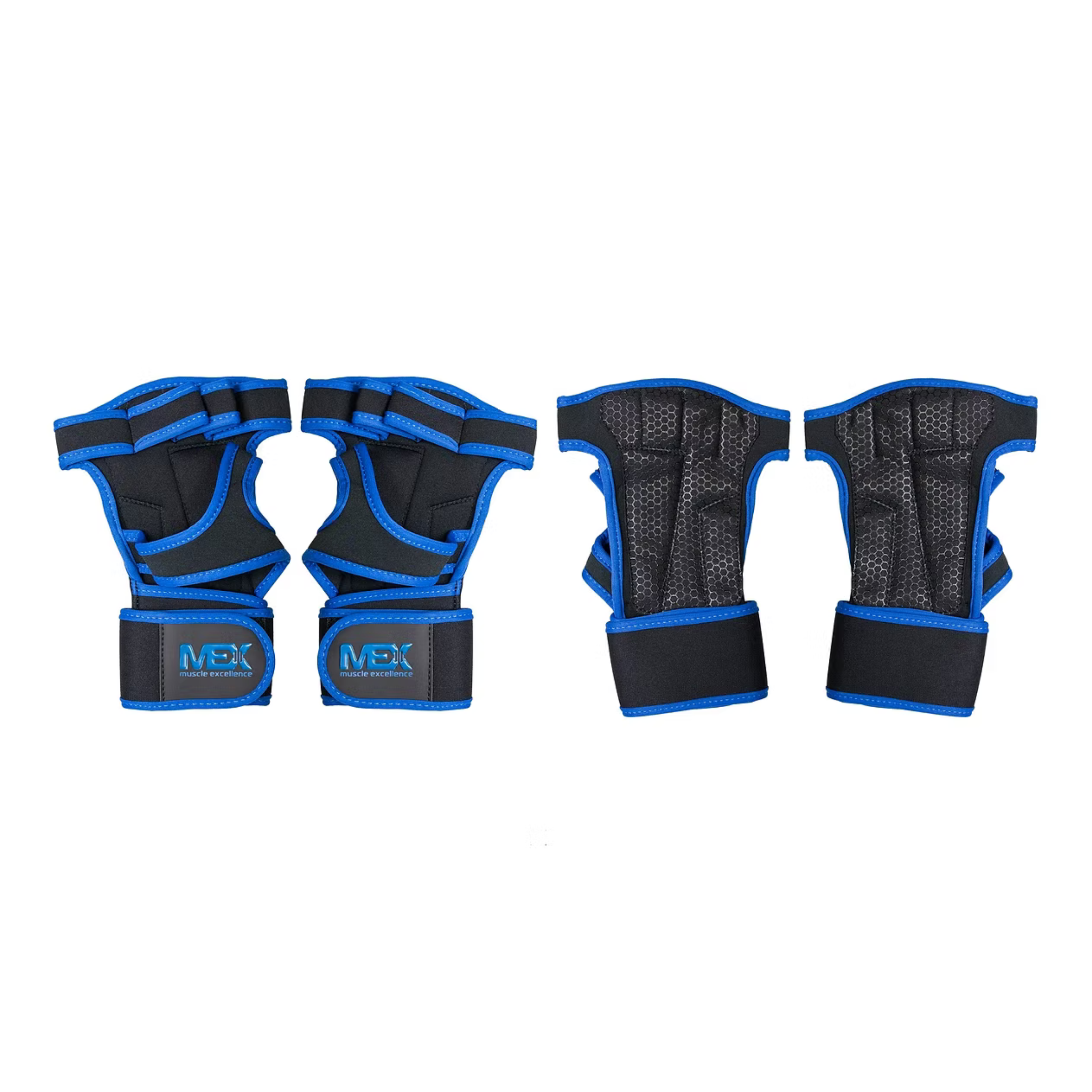 MEX NUTRITION - V-Fit Blue Gloves