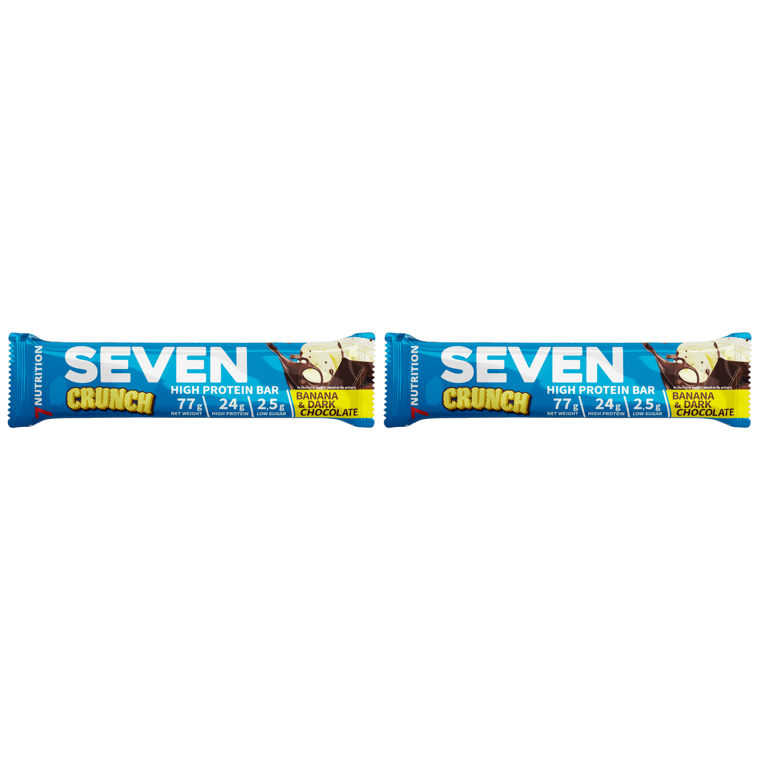 7 NUTRITION Seven Crunch HP Bar - 2x 77g