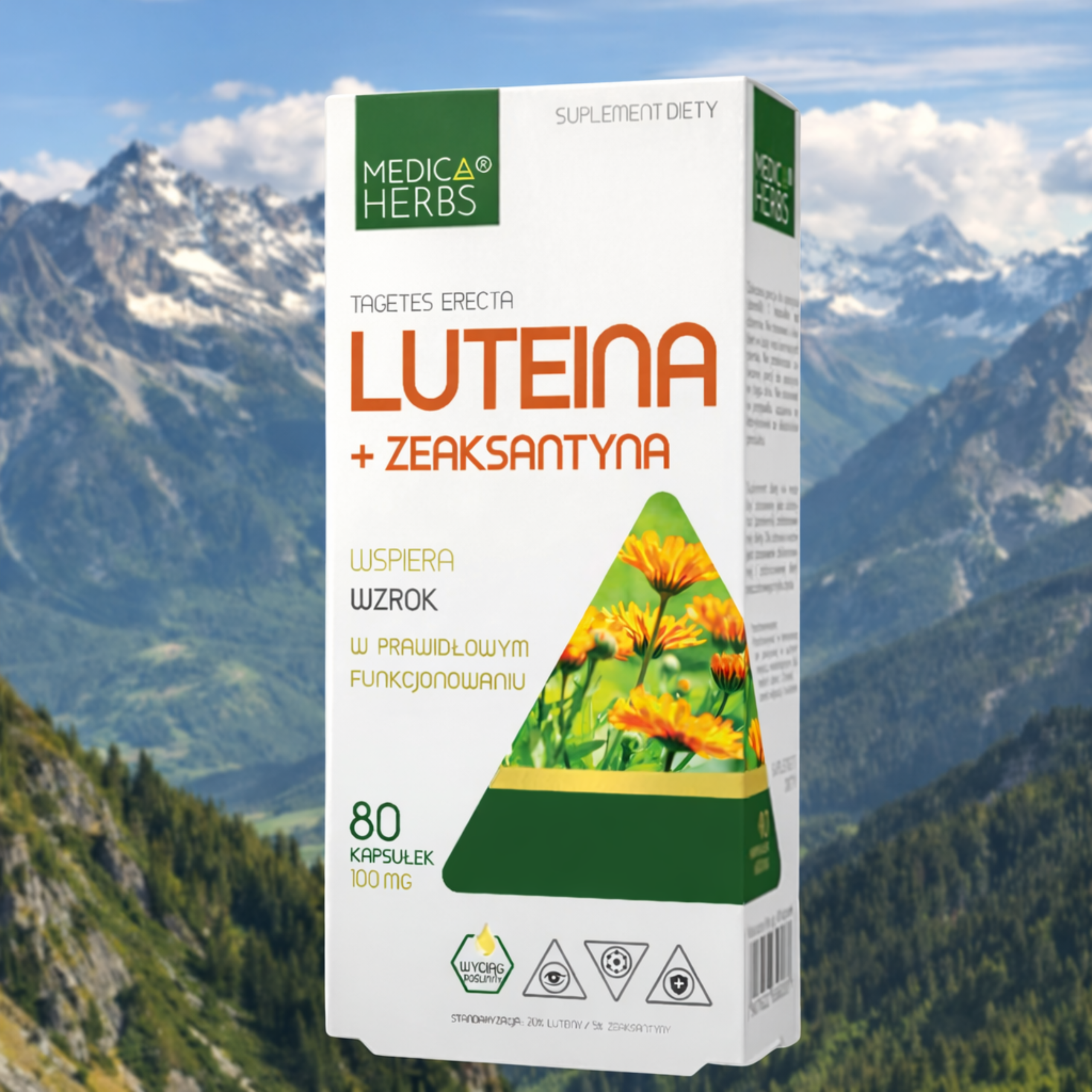 MEDICA HERBS - Luteina + Zeaksantyna - 80caps.