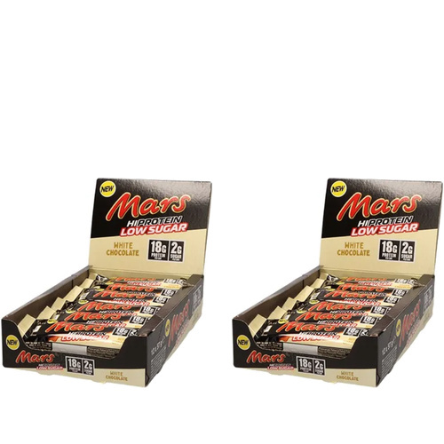 Mars - Baton Mars HIProtein LS Bar - 12x 2x 57g - White Chocolate