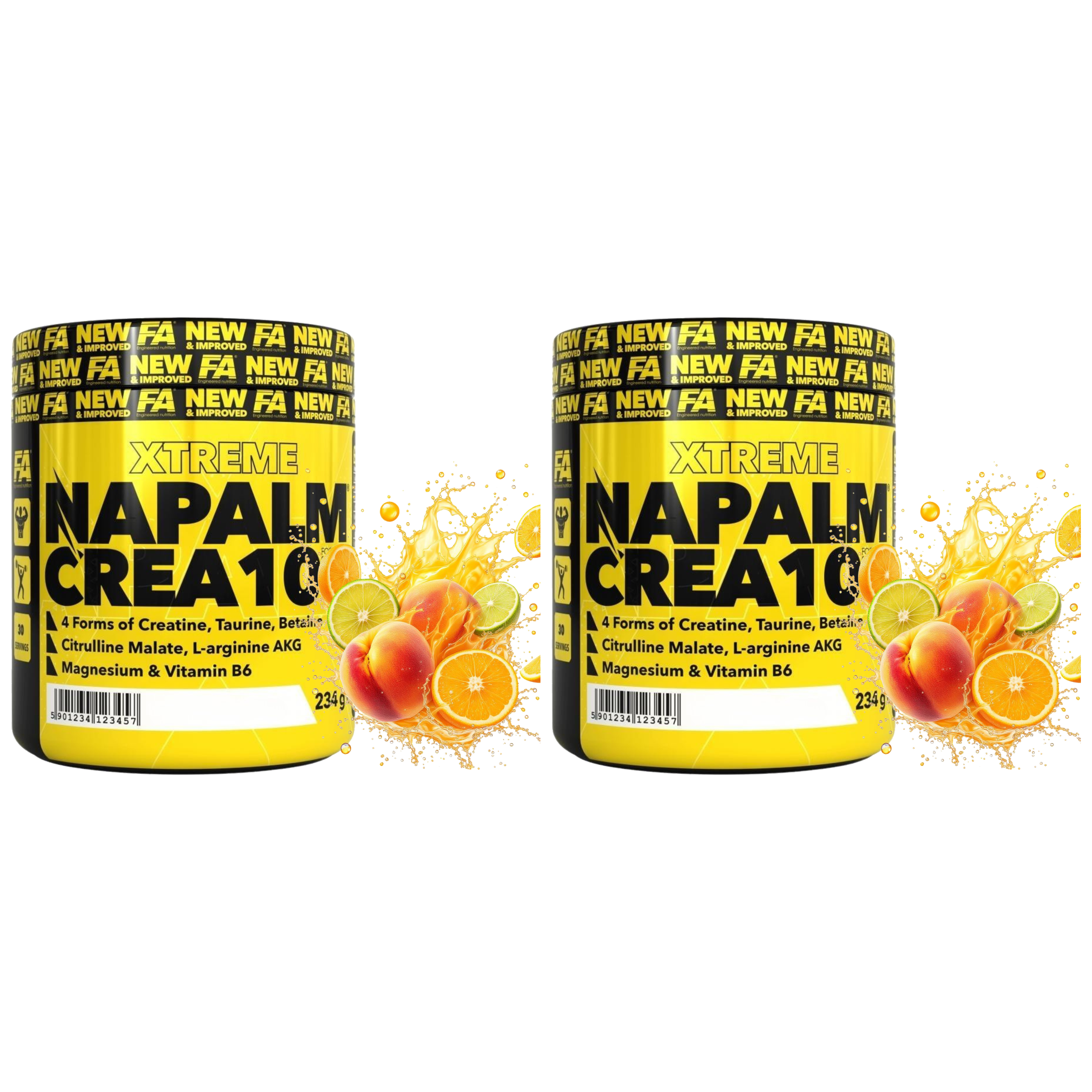 FITNESS AUTHORITY - Napalm Crea10 - 2x 234g
