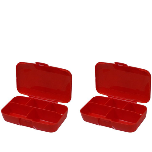 BUCHSTEINER Pudełko na Suplementy - Pill box - 2x 1szt