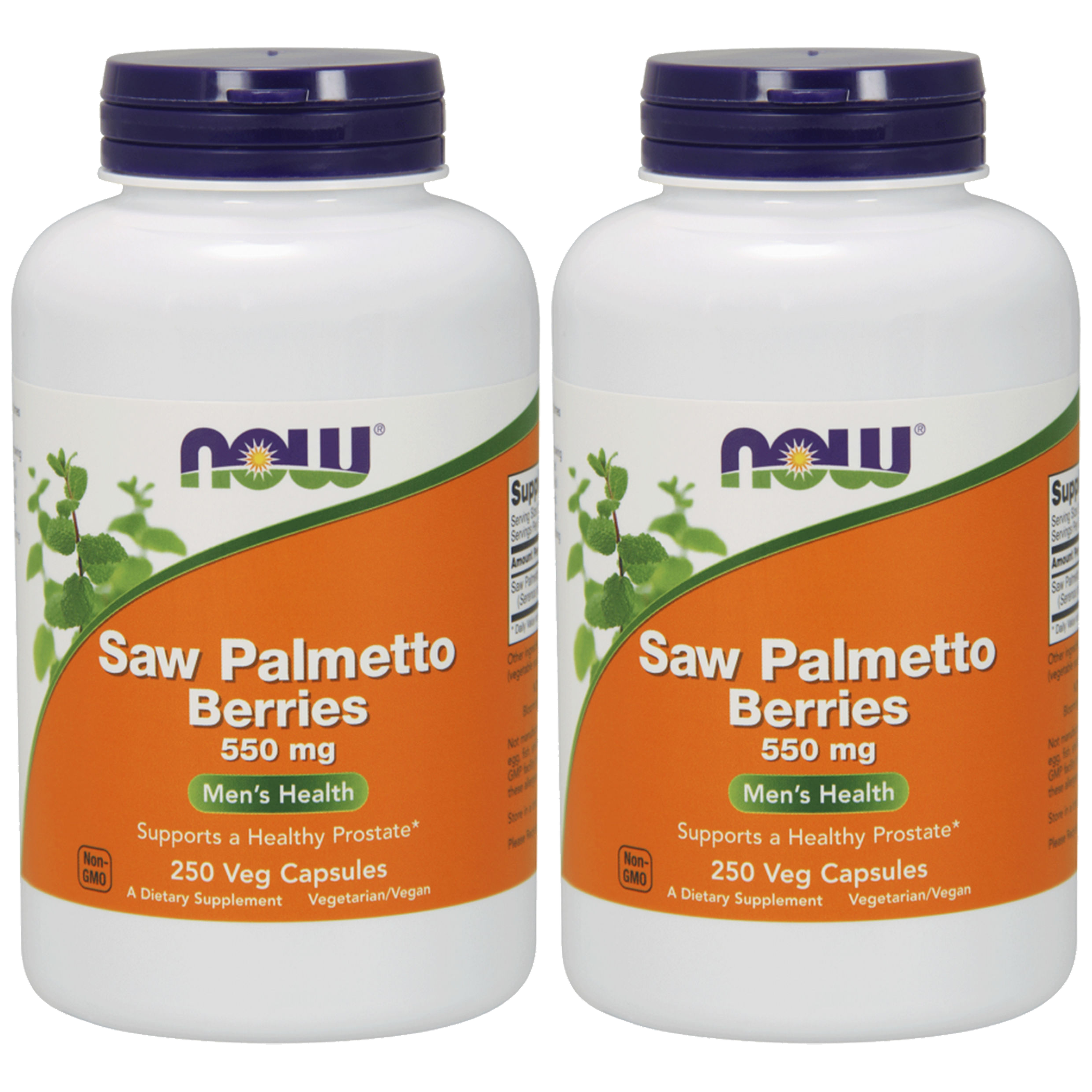 NOW SAW Palmetto Berries - 2x 250vegcaps.