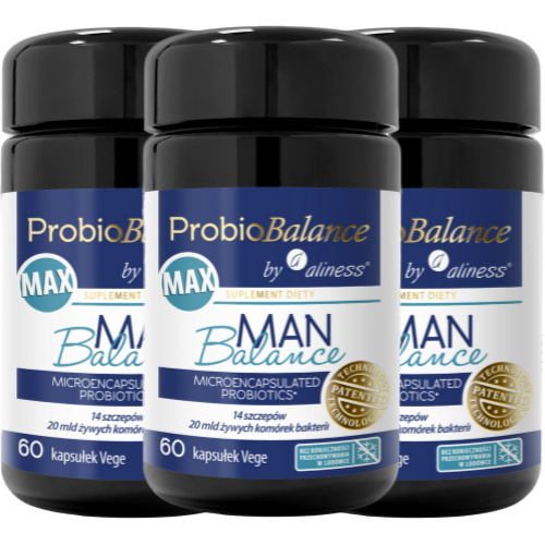 ALINESS - ProbioBalance Max Man Balance 20 mld. - 3x 60vcaps.