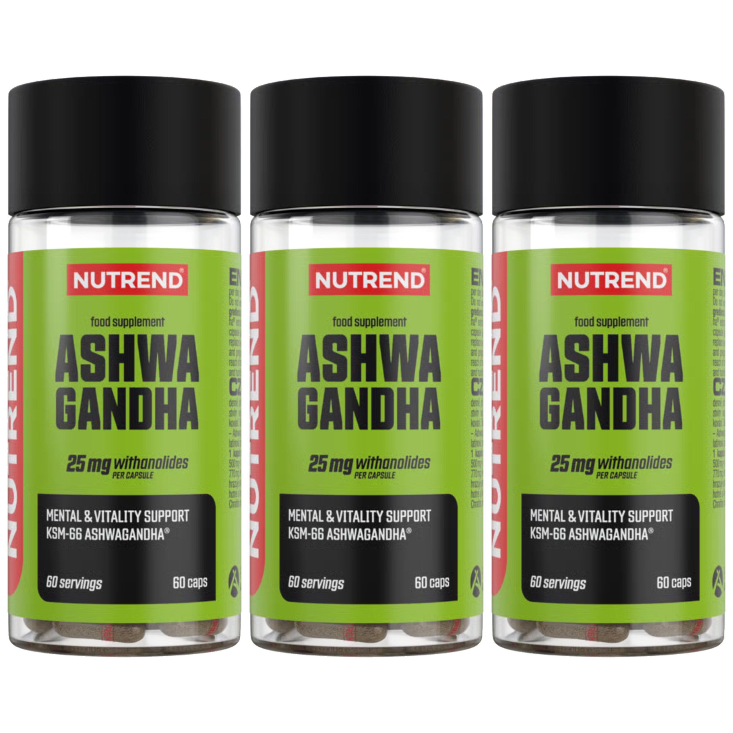 NUTREND - Ashwagandha - 3x 60caps.