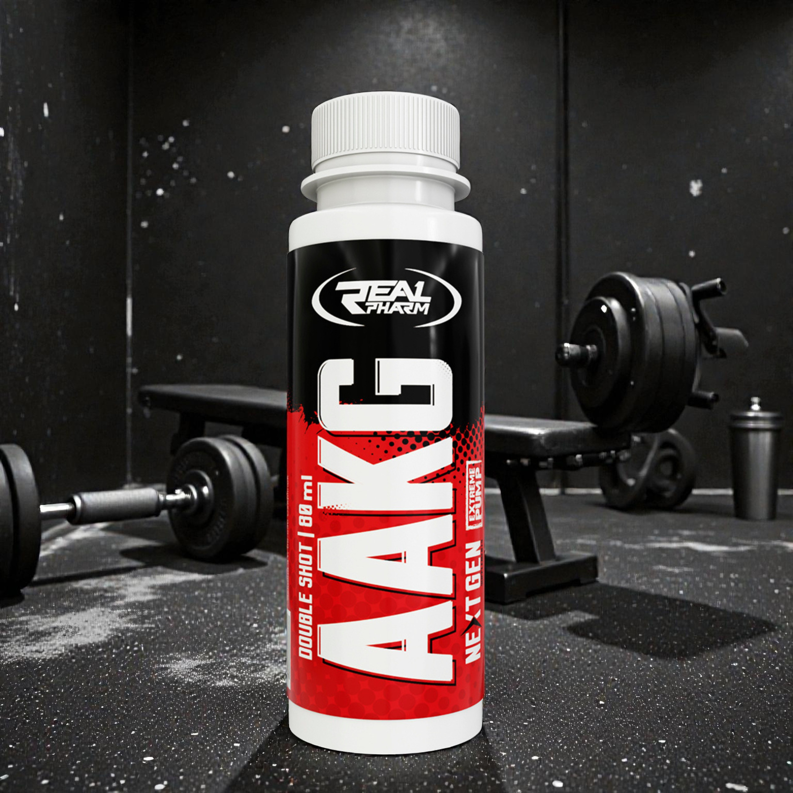 REAL PHARM - AAKG Shot - 12x 80ml - Orange