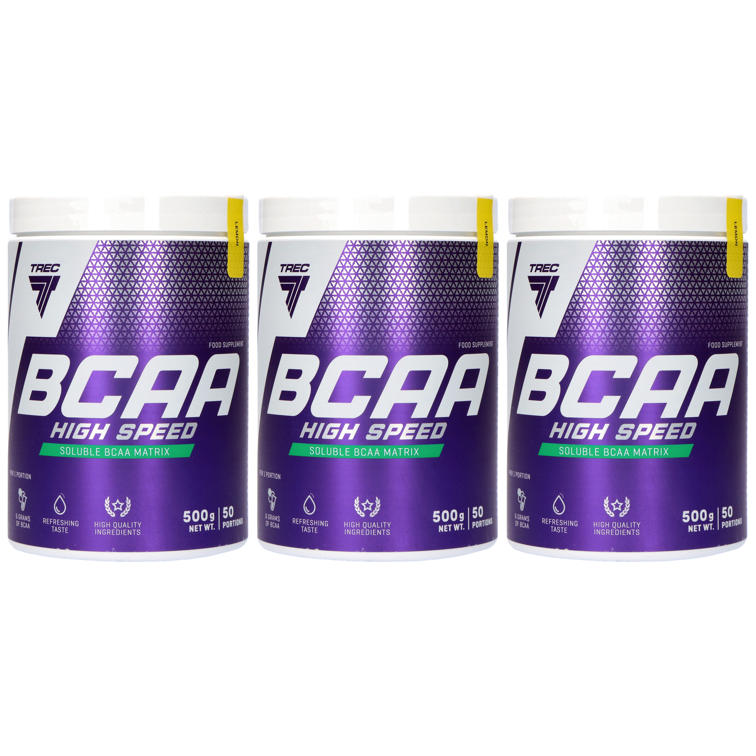 TREC BCAA High Speed - 3x 500g