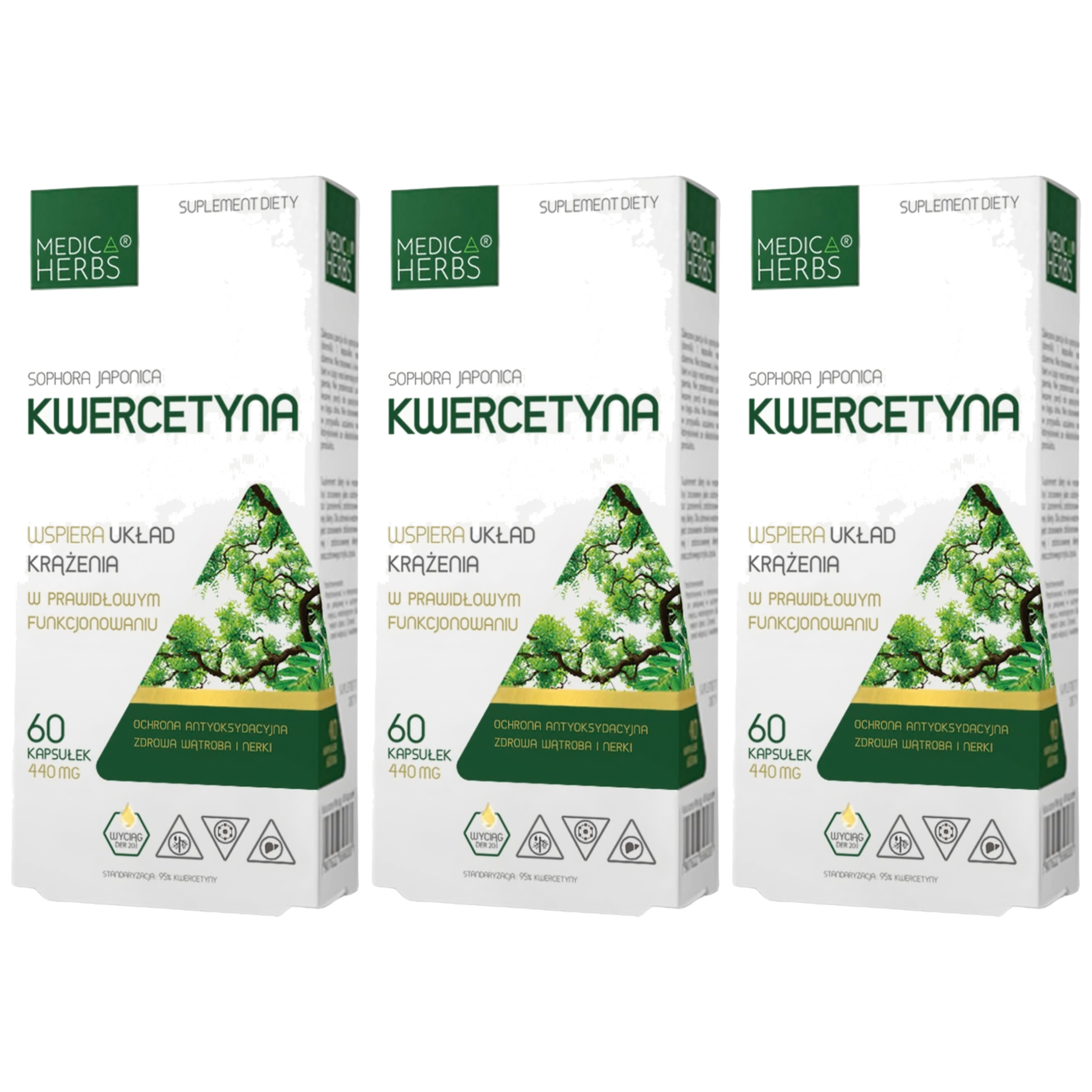 MEDICA HERBS - Kwercetyna - 3x 60caps.