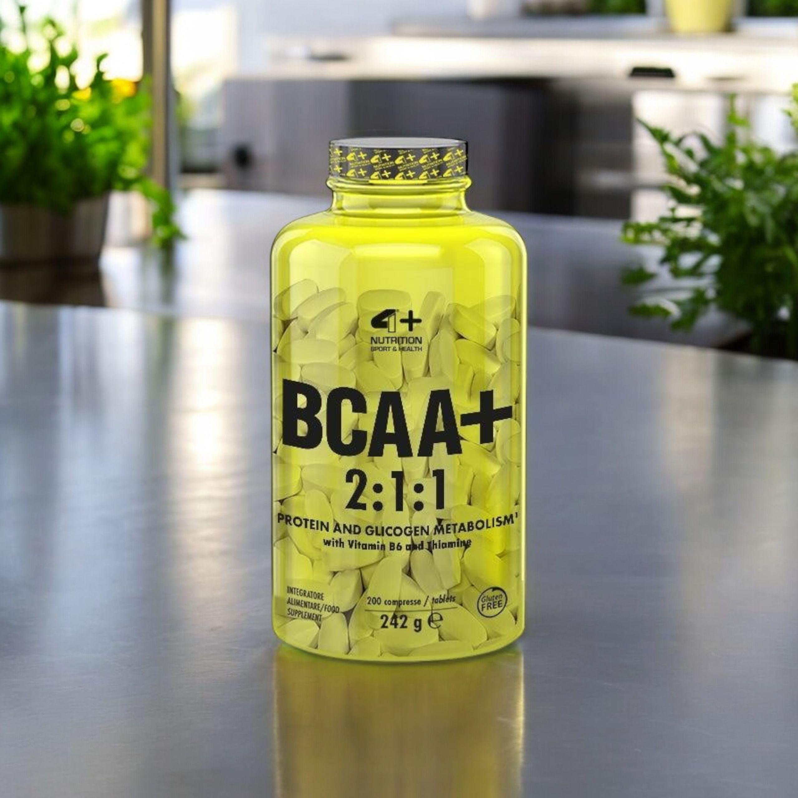 4+ NUTRITION - BCAA 2:1:1 - 3x 242g - Unflavored