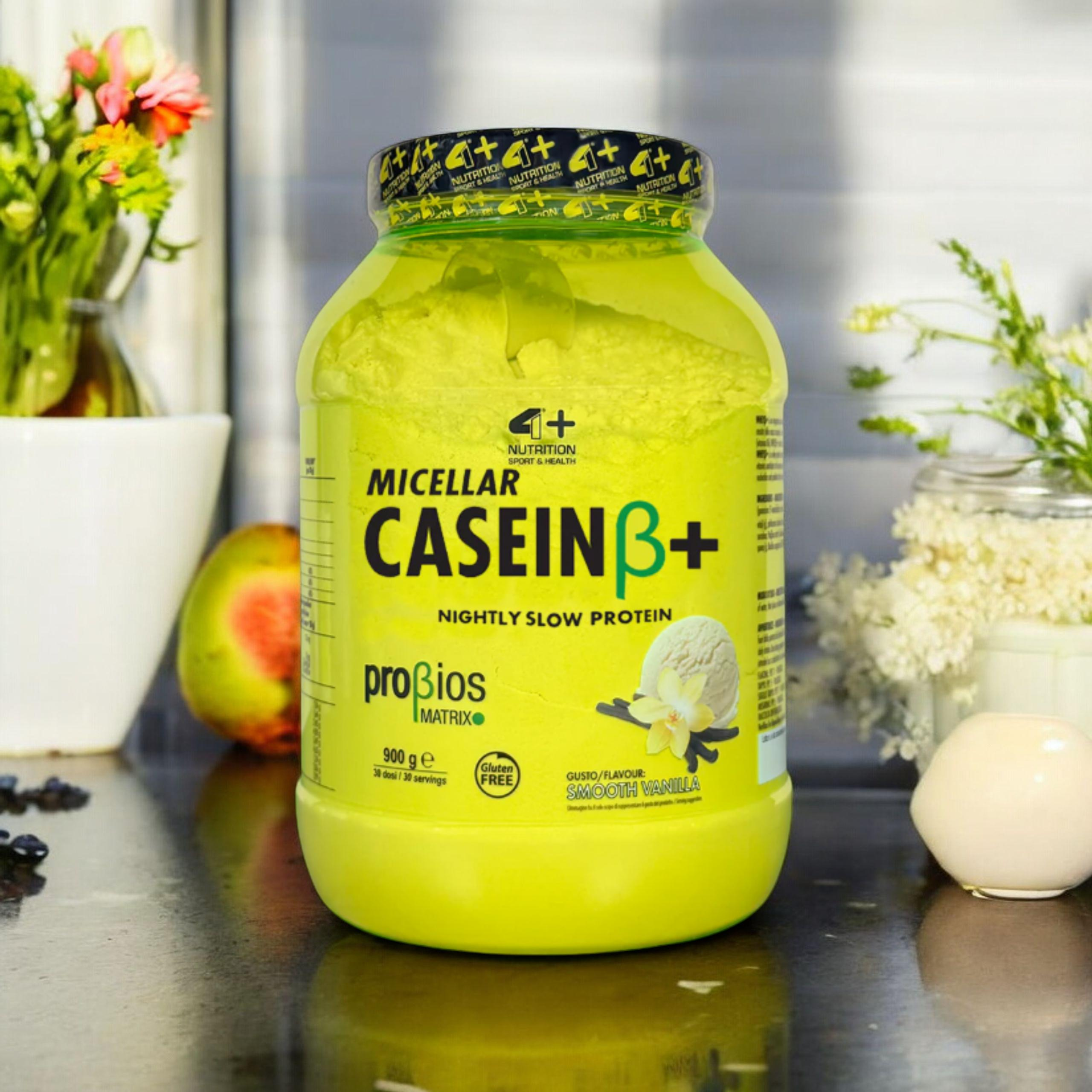 4+ NUTRITION - Micellar Casein+ - 900g - Smooth Vanilla
