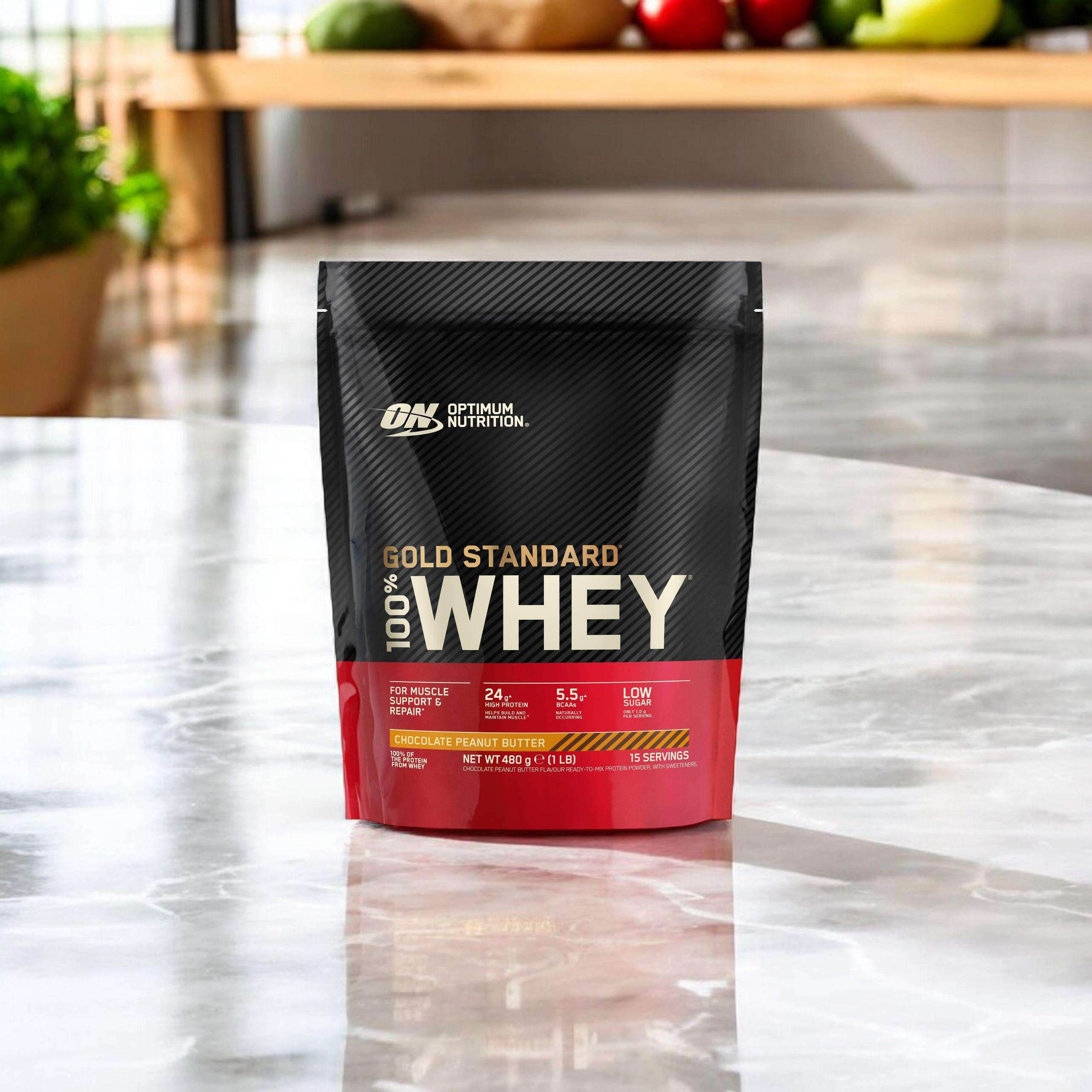 OPTIMUM NUTRITION Whey Gold Standard Bag - 480g