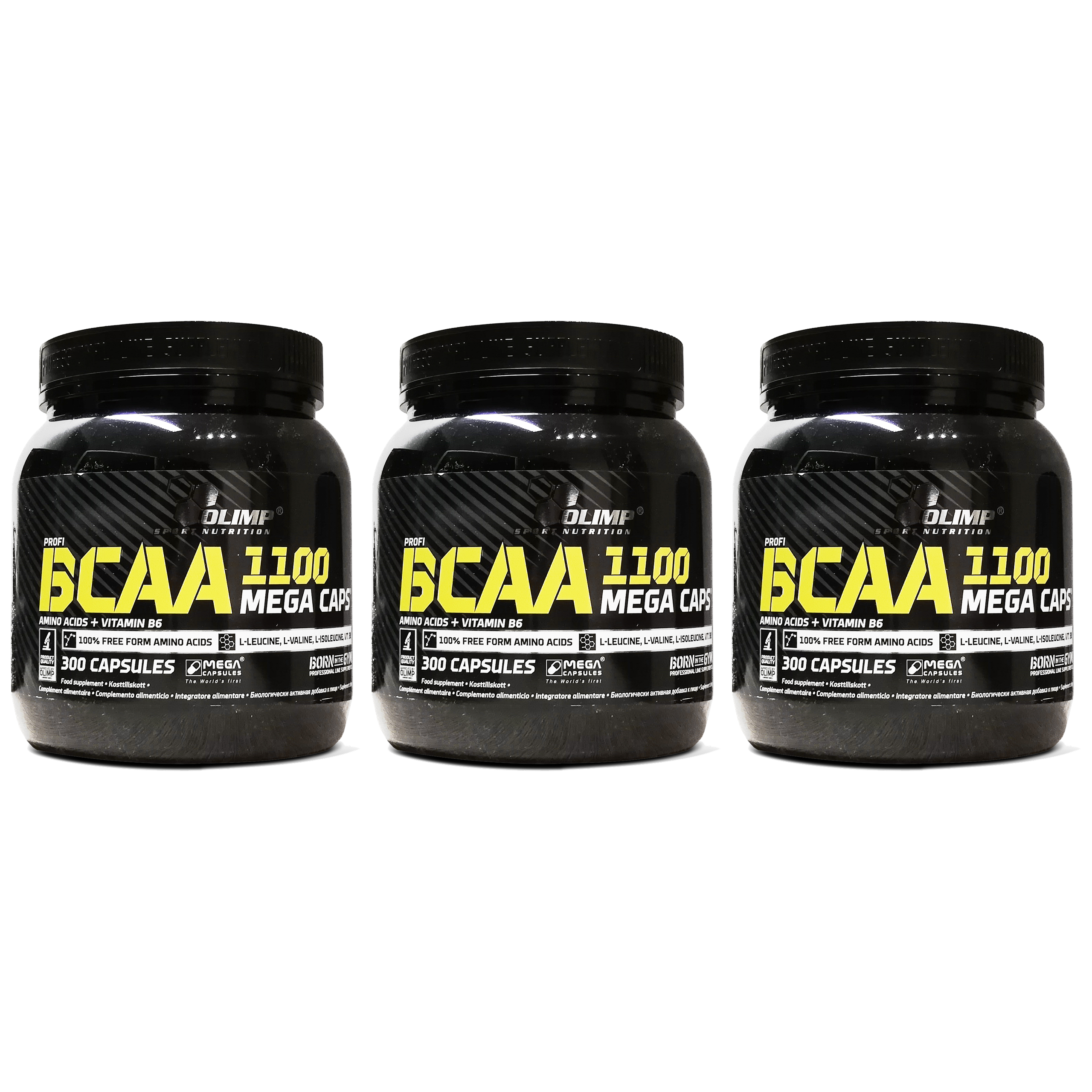OLIMP BCAA 1100 Mega Caps - 3x 300caps.
