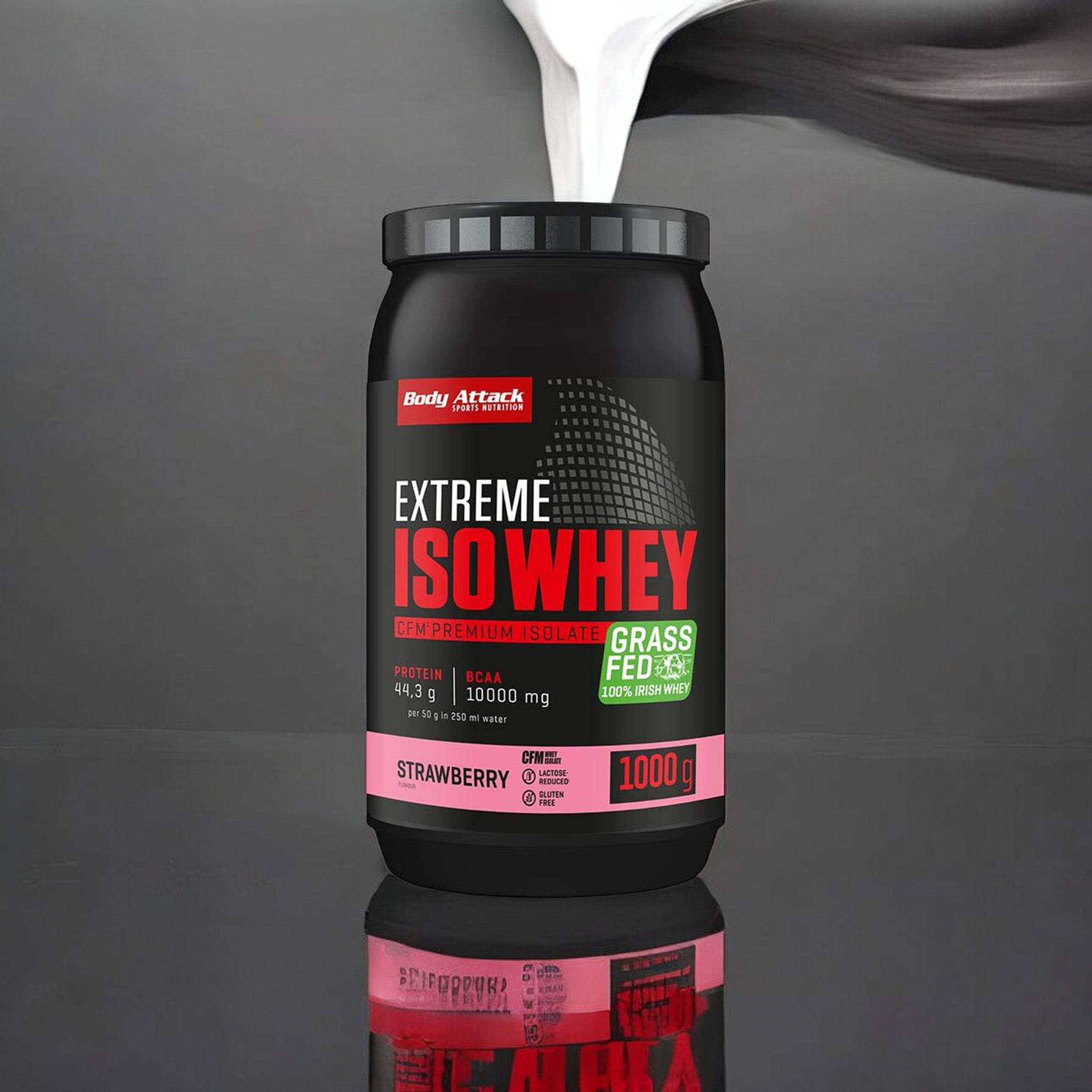 BODY ATTACK Extreme Iso Whey - 3x 1000g