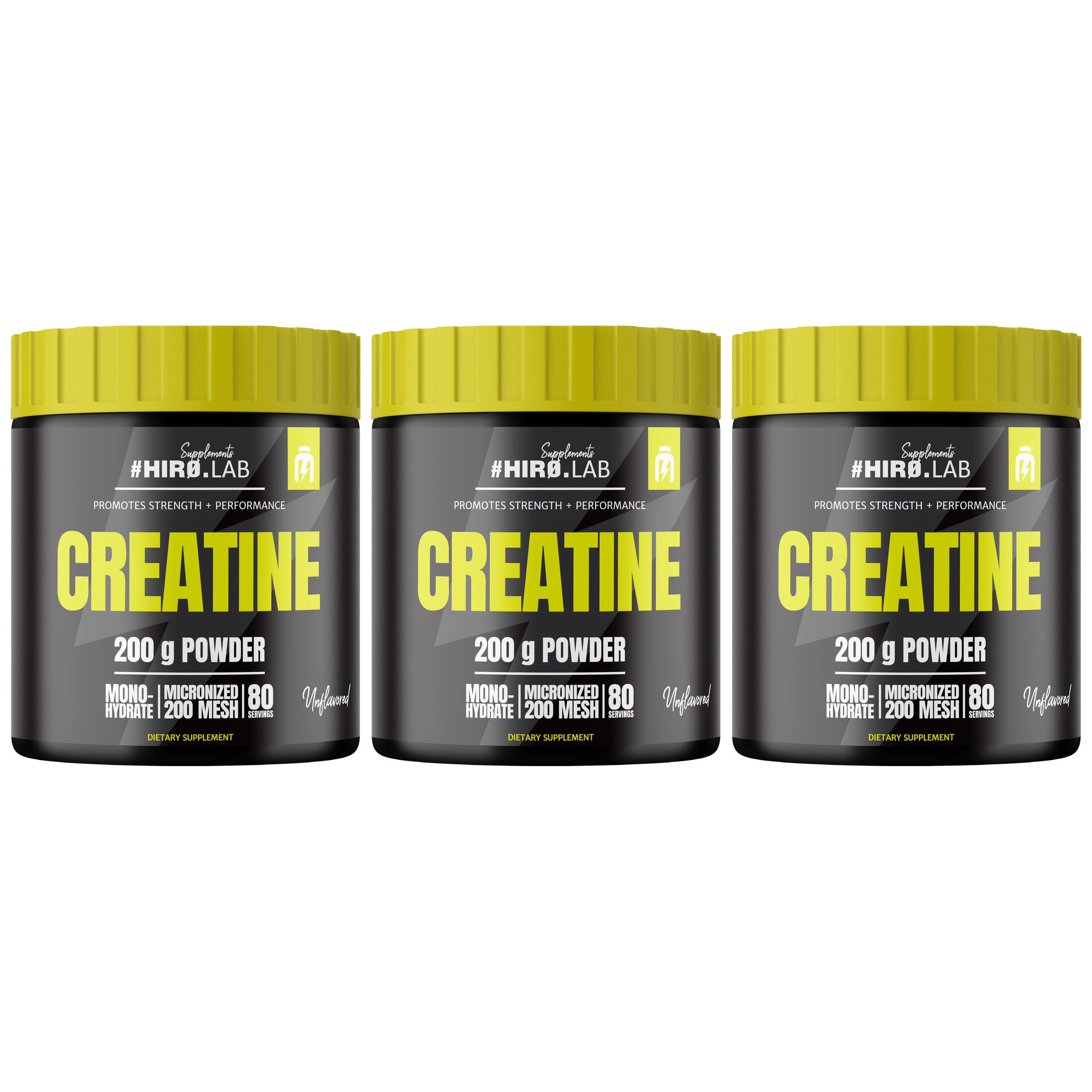 HIRO.LAB Creatine - 3x 200g