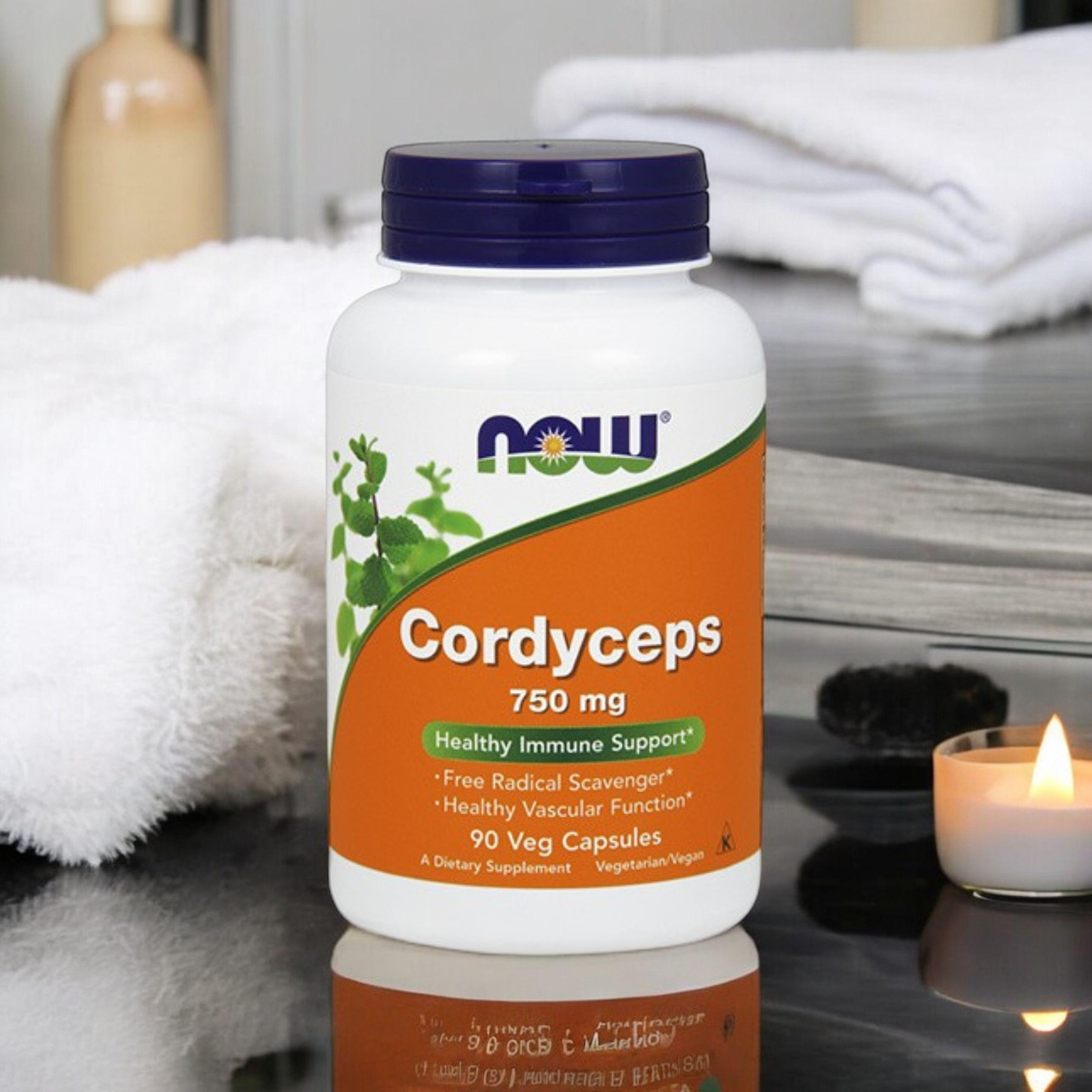 NOW Cordyceps 750mg - 2x 90vegcaps