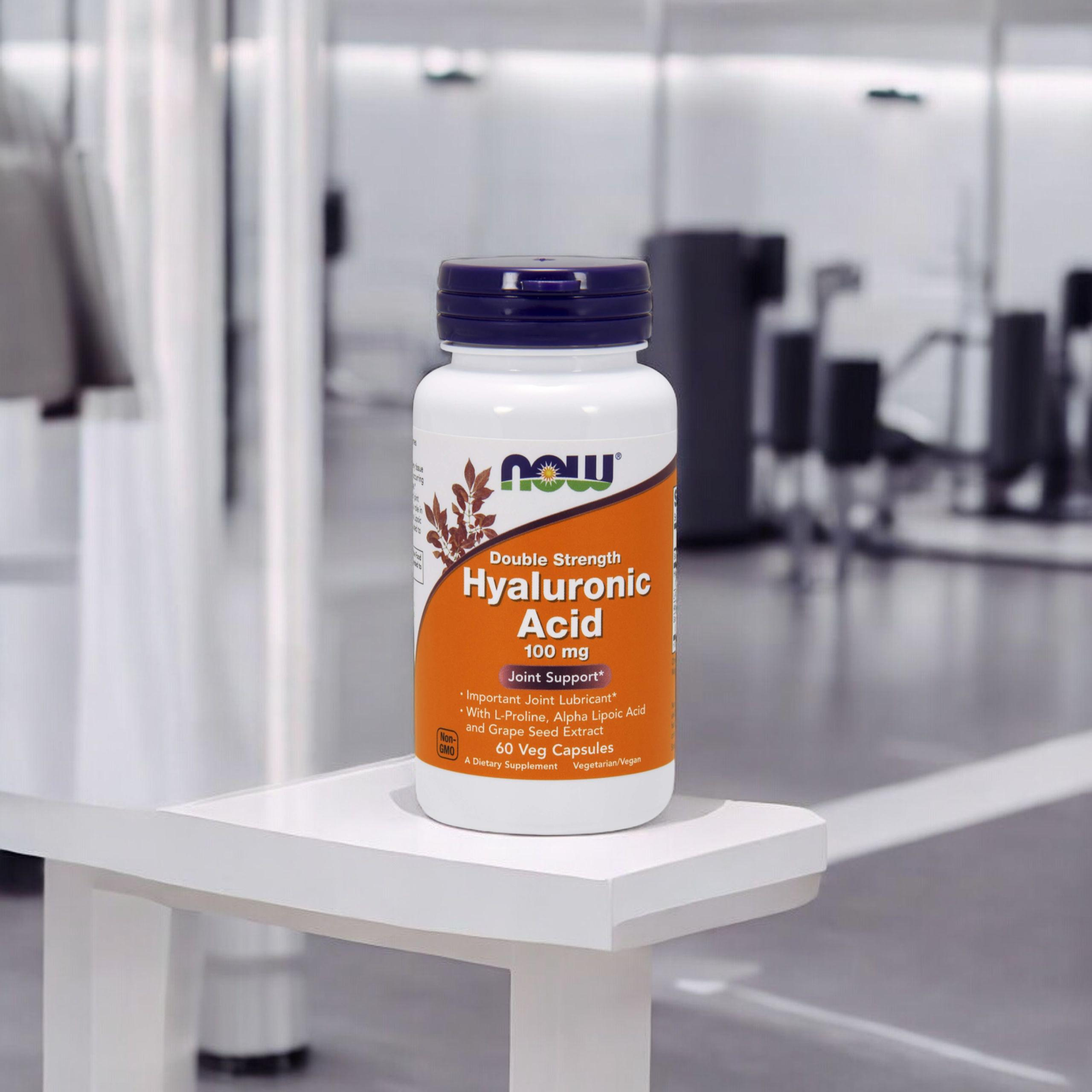 NOW Hyaluronic Acid 100mg - 2x 60vcaps.