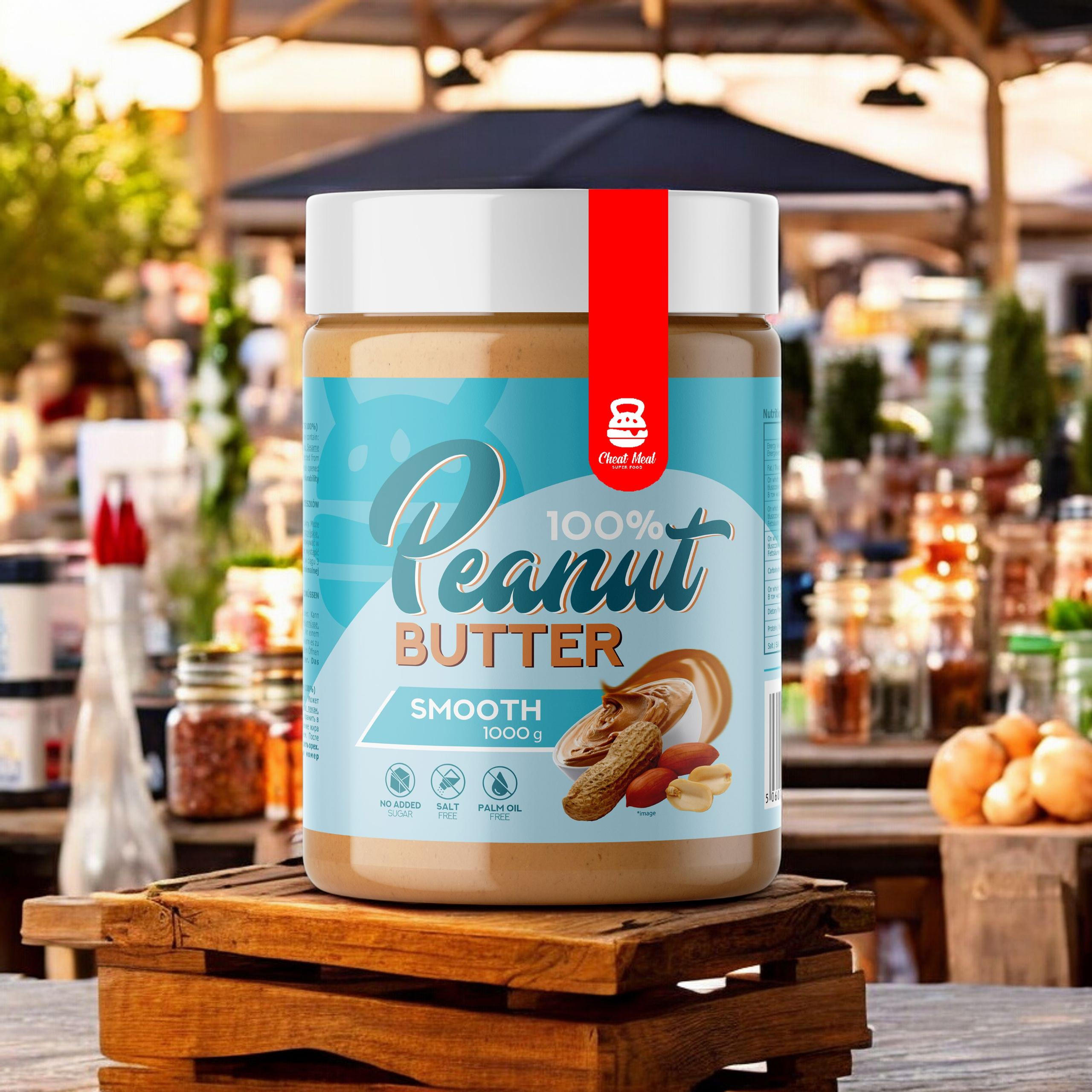 Cheat Meal Nutrition Peanut Cream (Krem Orzechowy) - 3x 1000g - Smooth