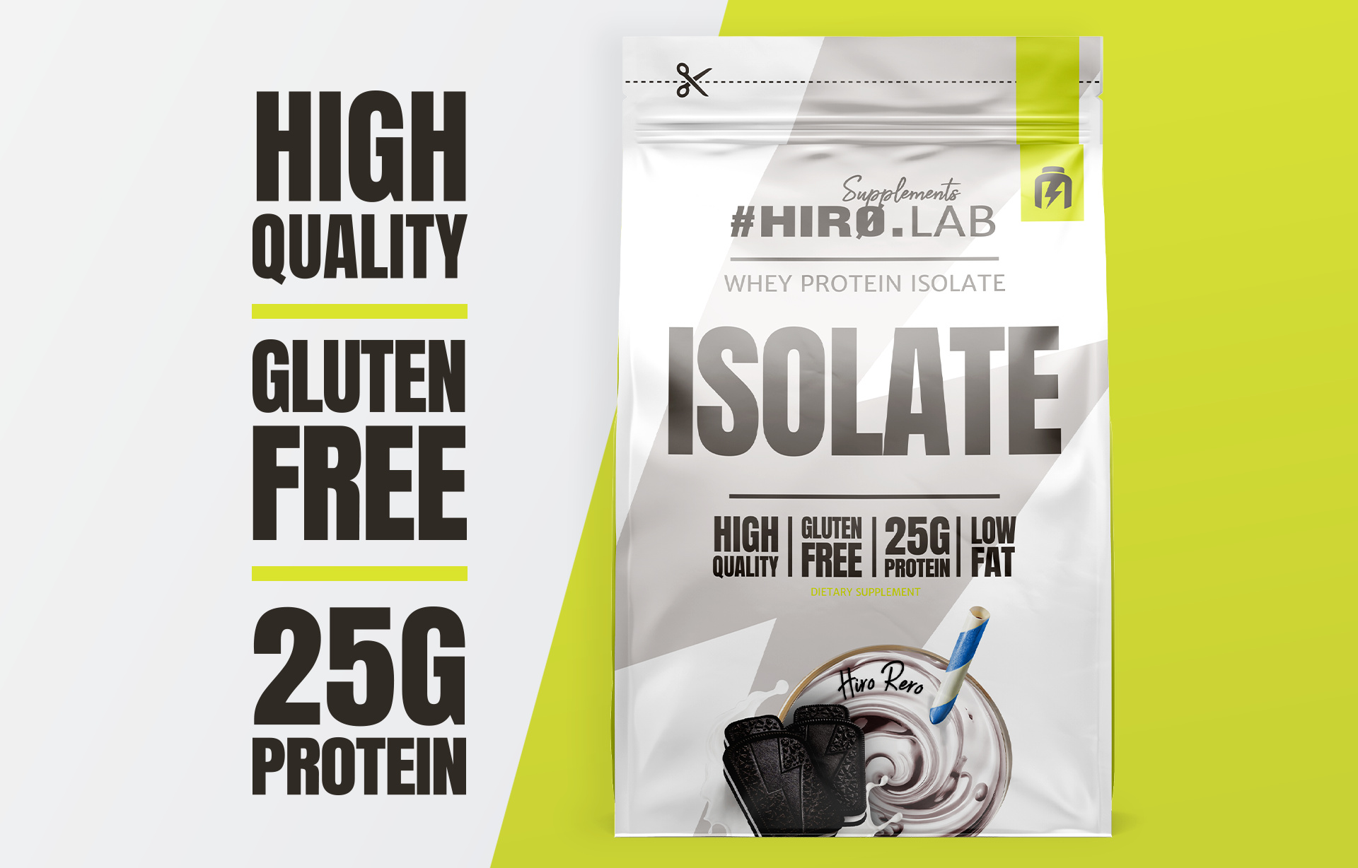HIRO.LAB Whey Protein Isolate - 2x 700g