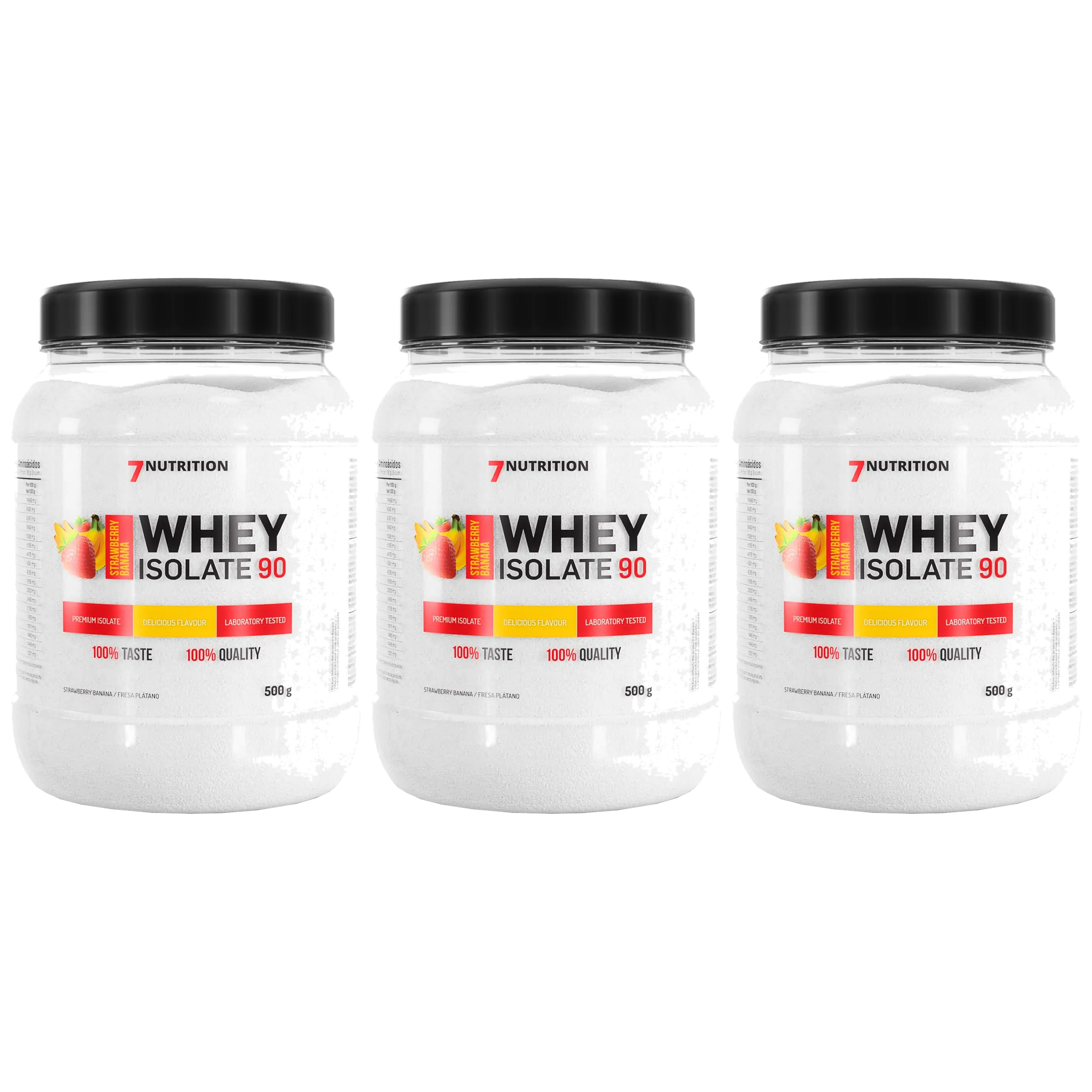 7 NUTRITION Whey Isolate 90 - 3x 500g