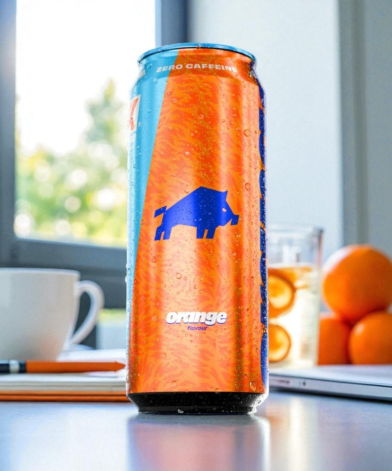 DZIK - Dzik Energy Zero - 3x 500ml - Orange