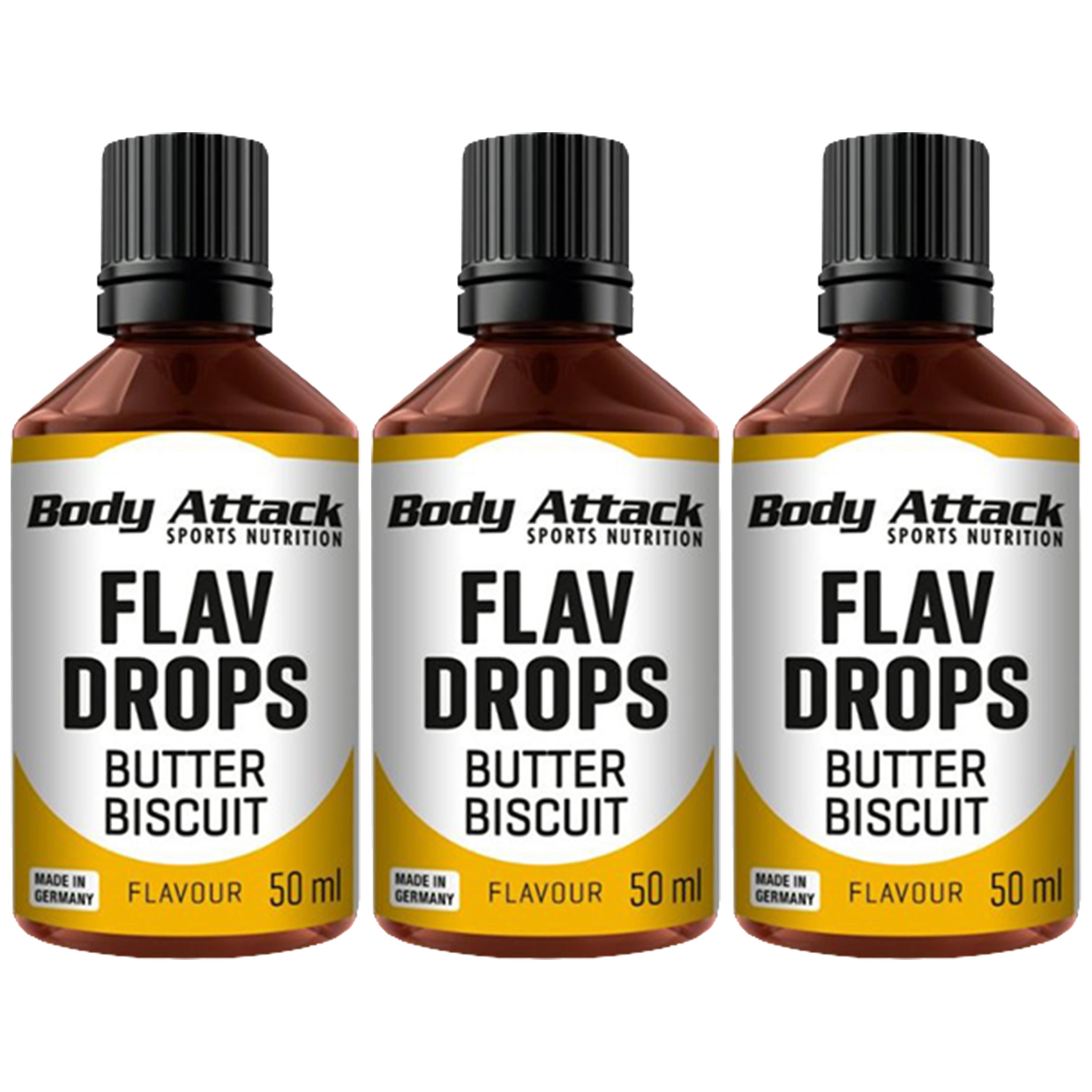 BODY ATTACK Flav Drops - 3x 50ml