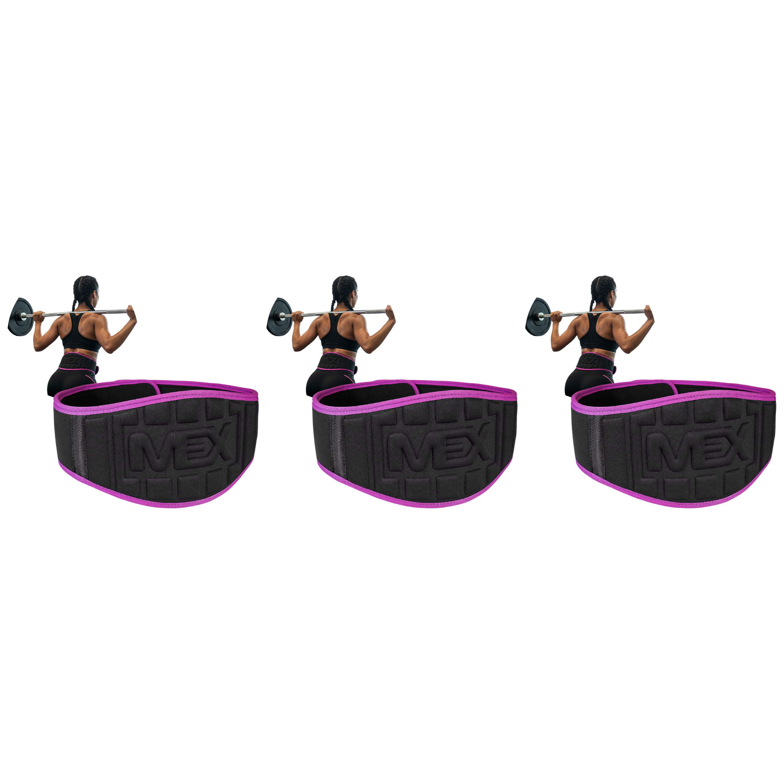 MEX SPORT - 3x Fit Brace Pink