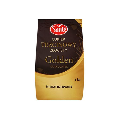 SANTE Cukier Trzcinowy Golden Granulated - 2x 1000g