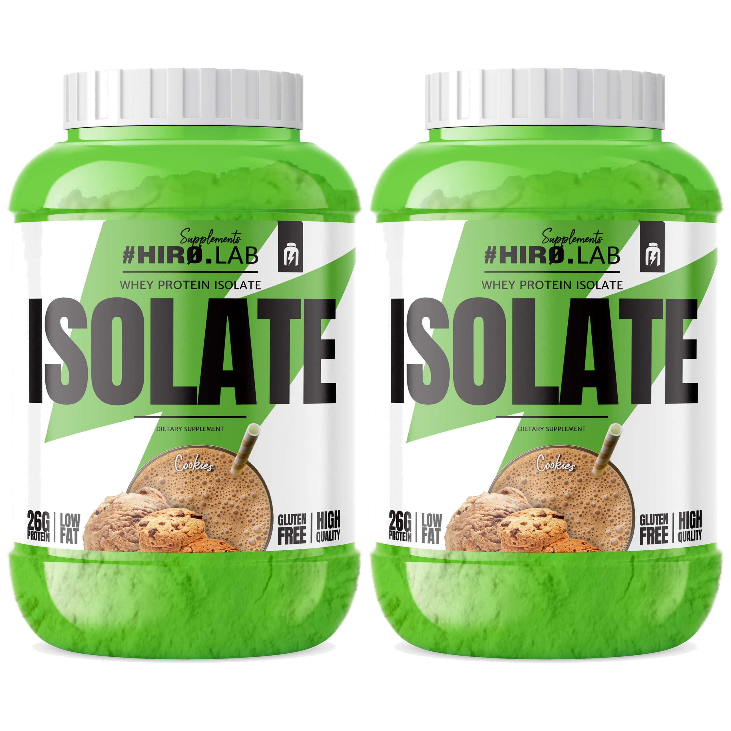 HIRO.LAB Whey Protein Isolate - 2x 1800g
