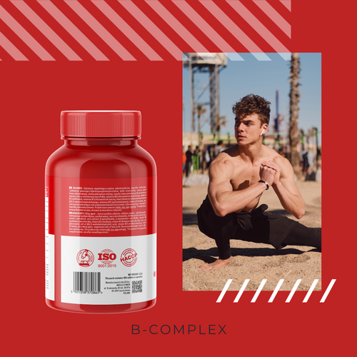 MP NUTRITION Vitamin B-Complex - 100vcaps - Kompleks Witamin B