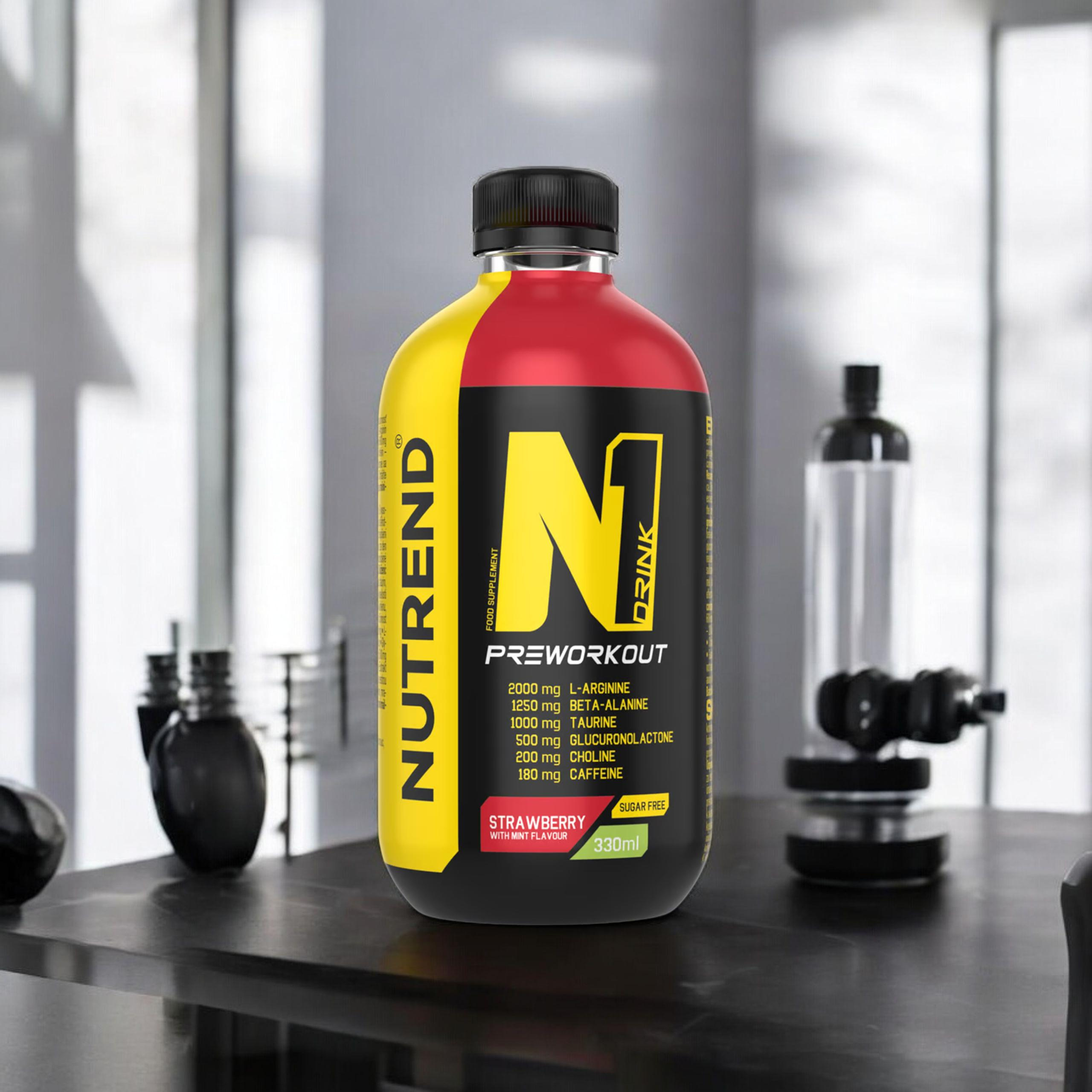 NUTREND N1 Drink PreWorkout - 3x 330ml