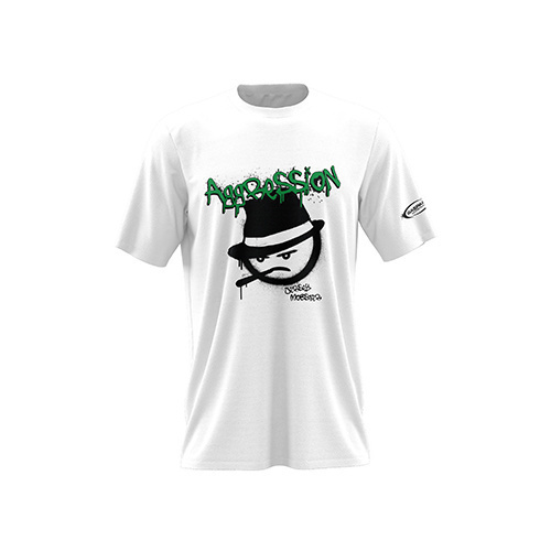 GASPARI NUTRITION T-Shirt Aggression - White - 3x Koszulka