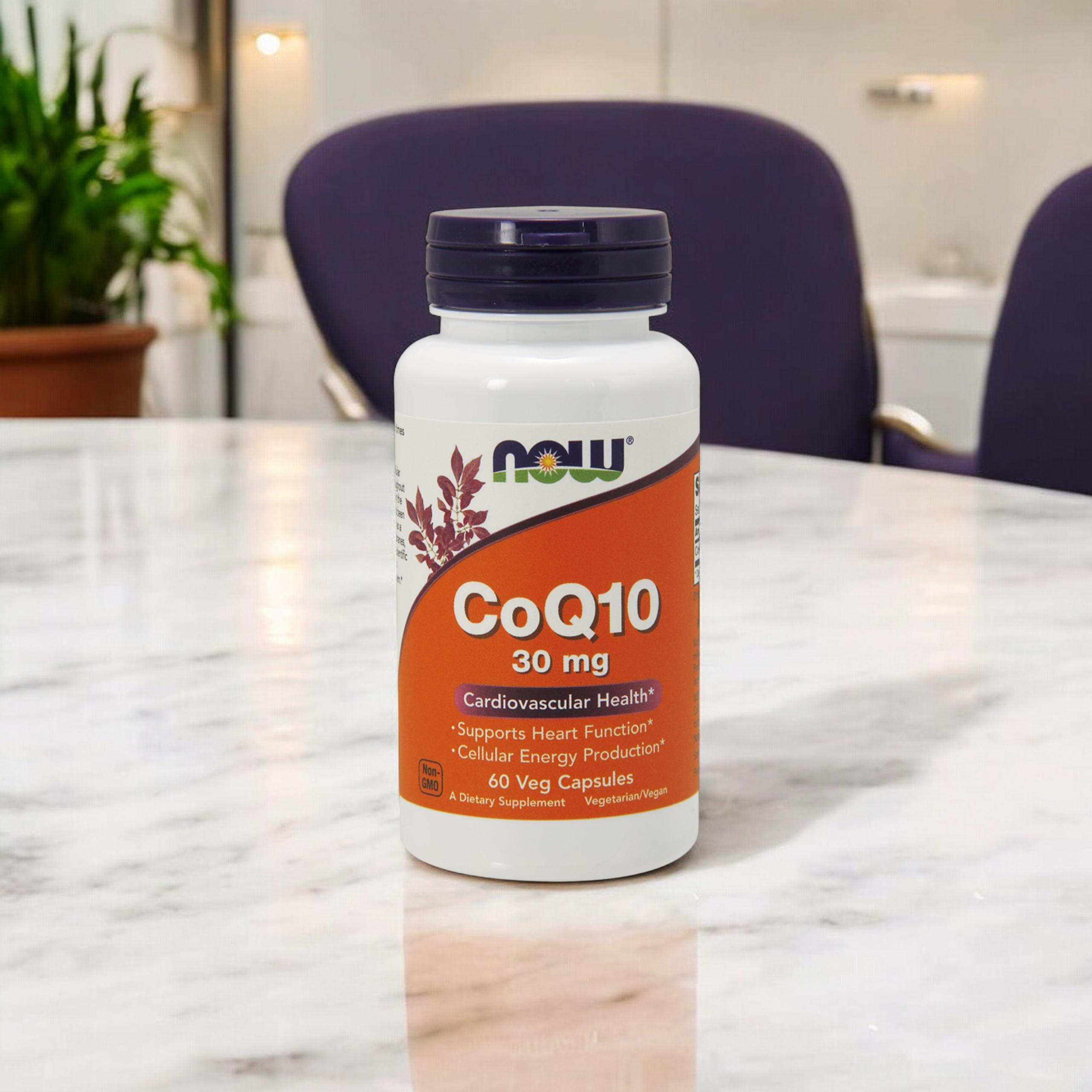 NOW CoQ10 ( Koenzym Q10 ) 30mg - 60vegcaps