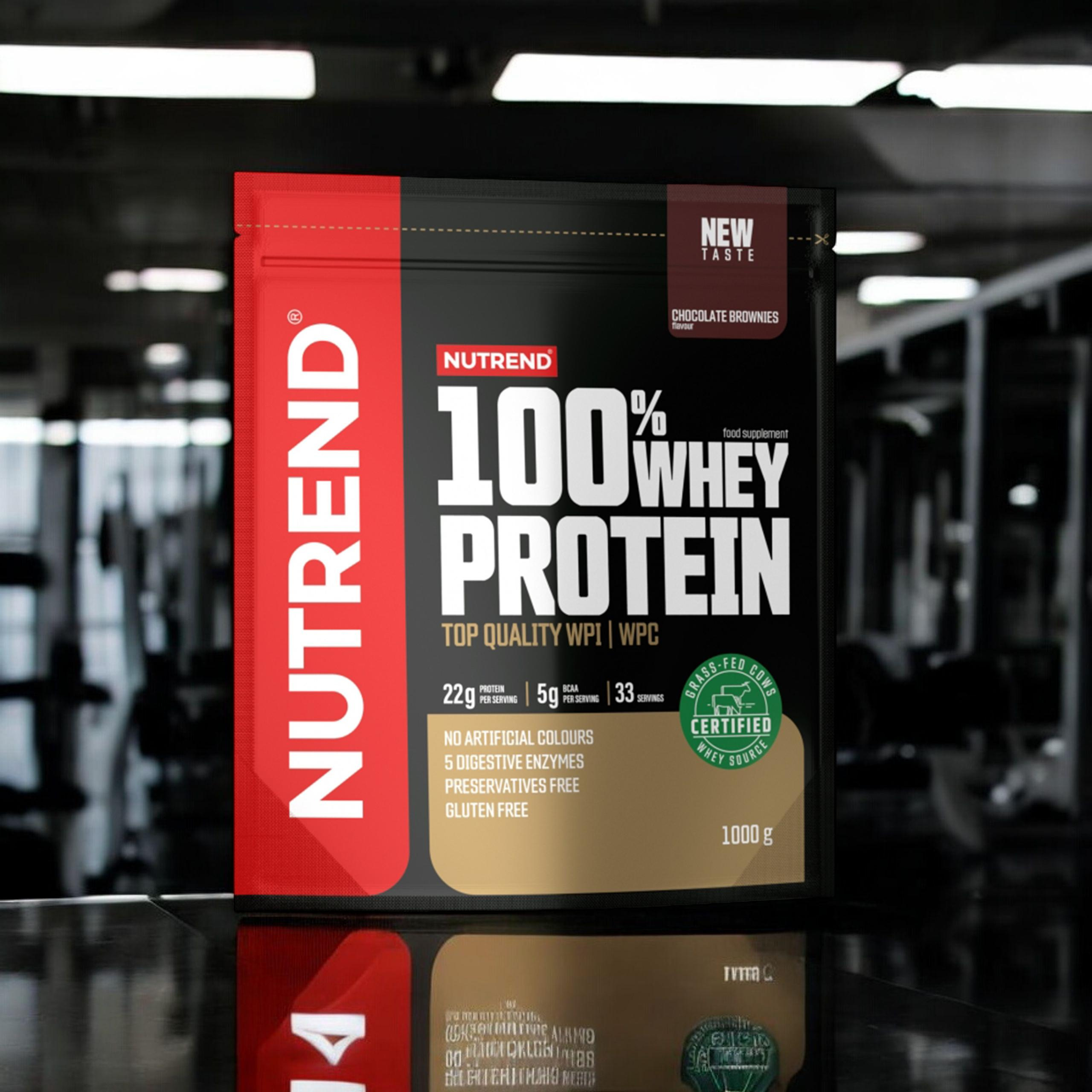 NUTREND 100% Whey Protein - 3x 1000g