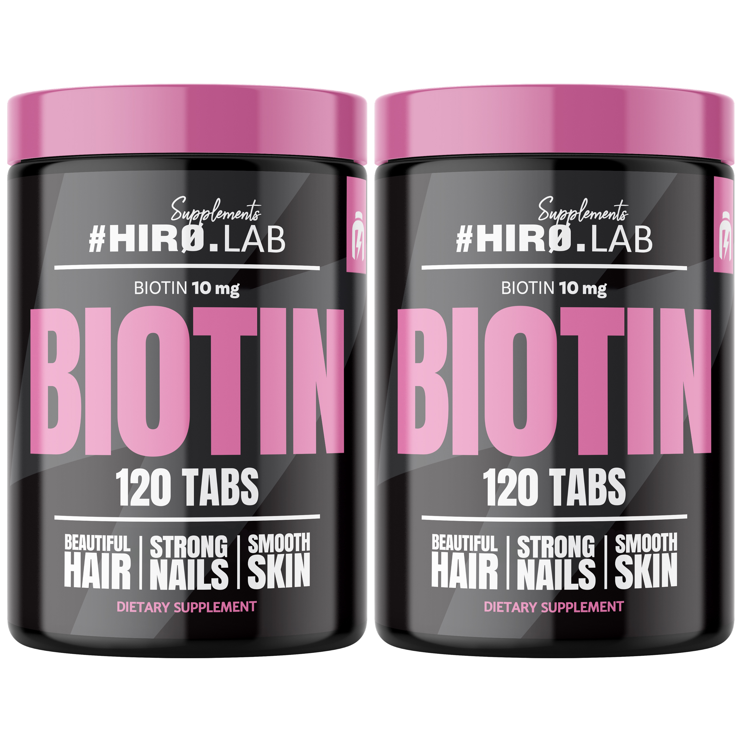 HIRO.LAB Biotin - 120tabs - 2x Biotyna