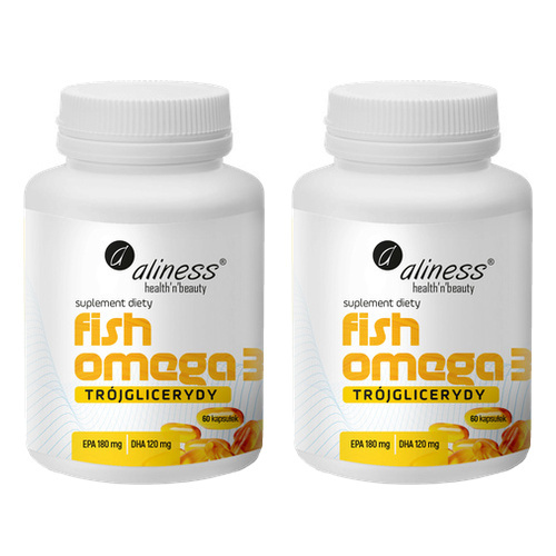 ALINESS - Omega 3 Trójglicerydy 180/120mg - 60caps. x2