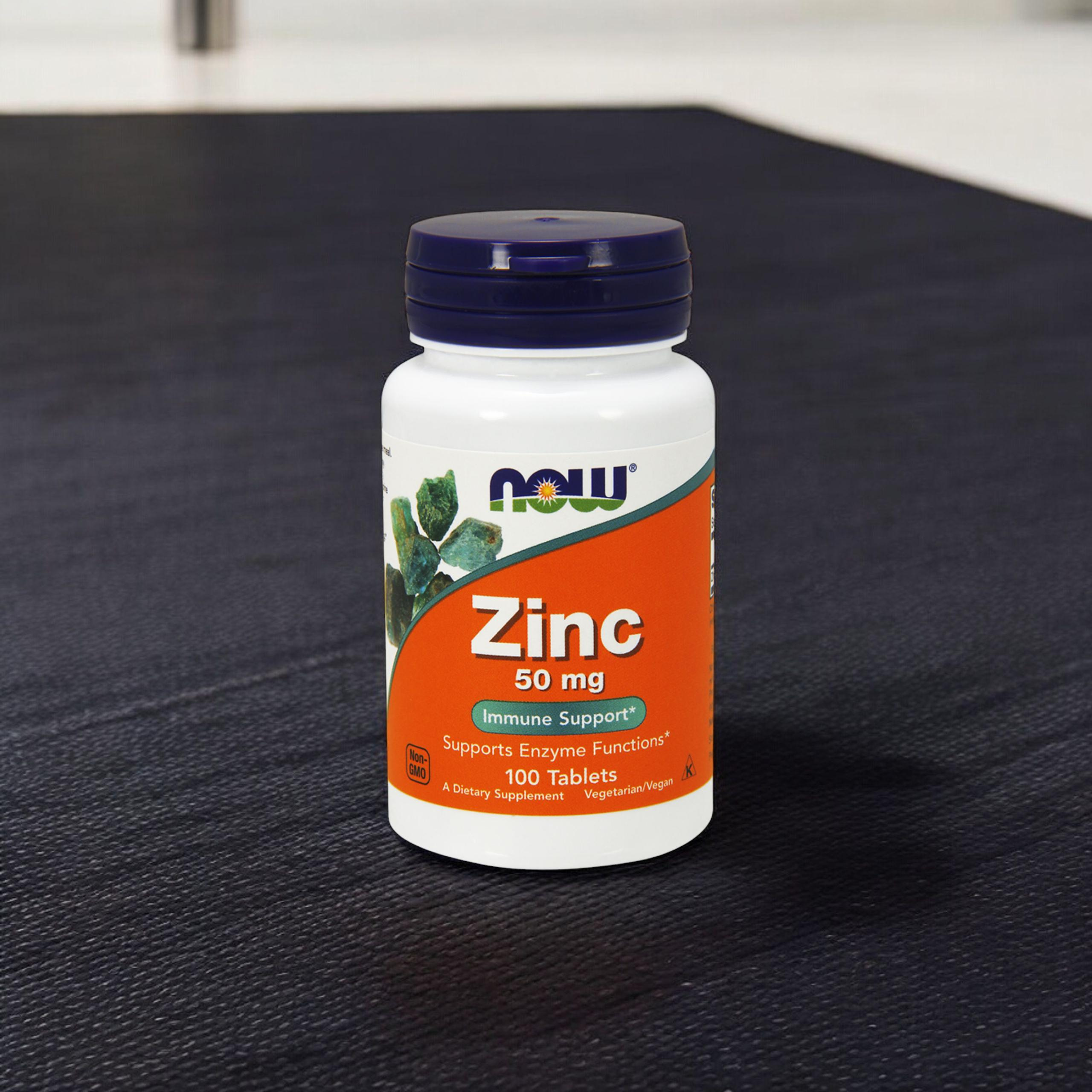 NOW Zinc Gluconate - 3x 100tabs