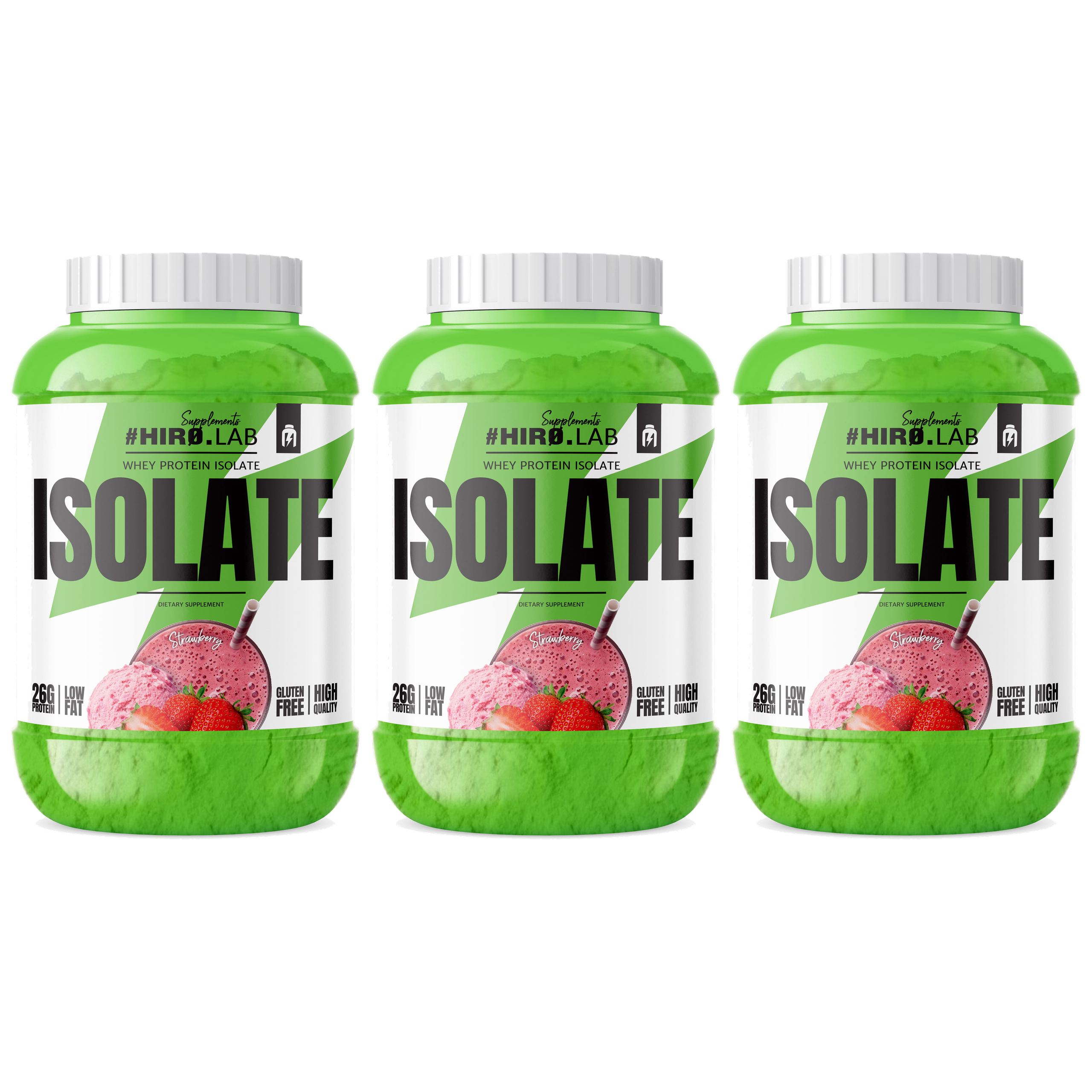 HIRO.LAB Whey Protein Isolate - 3x 1800g