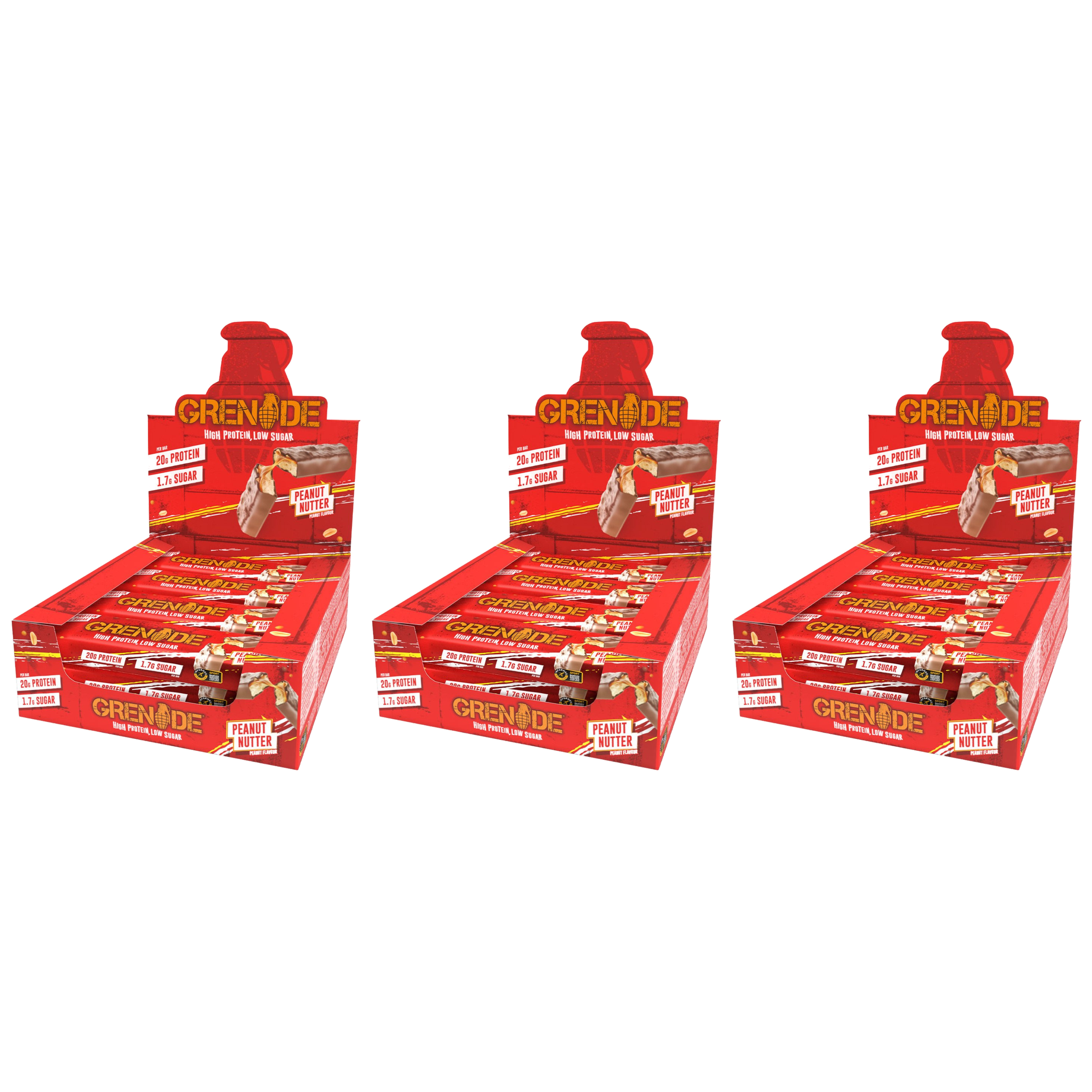 GRENADE - Protein Bar - 3x 60g x12